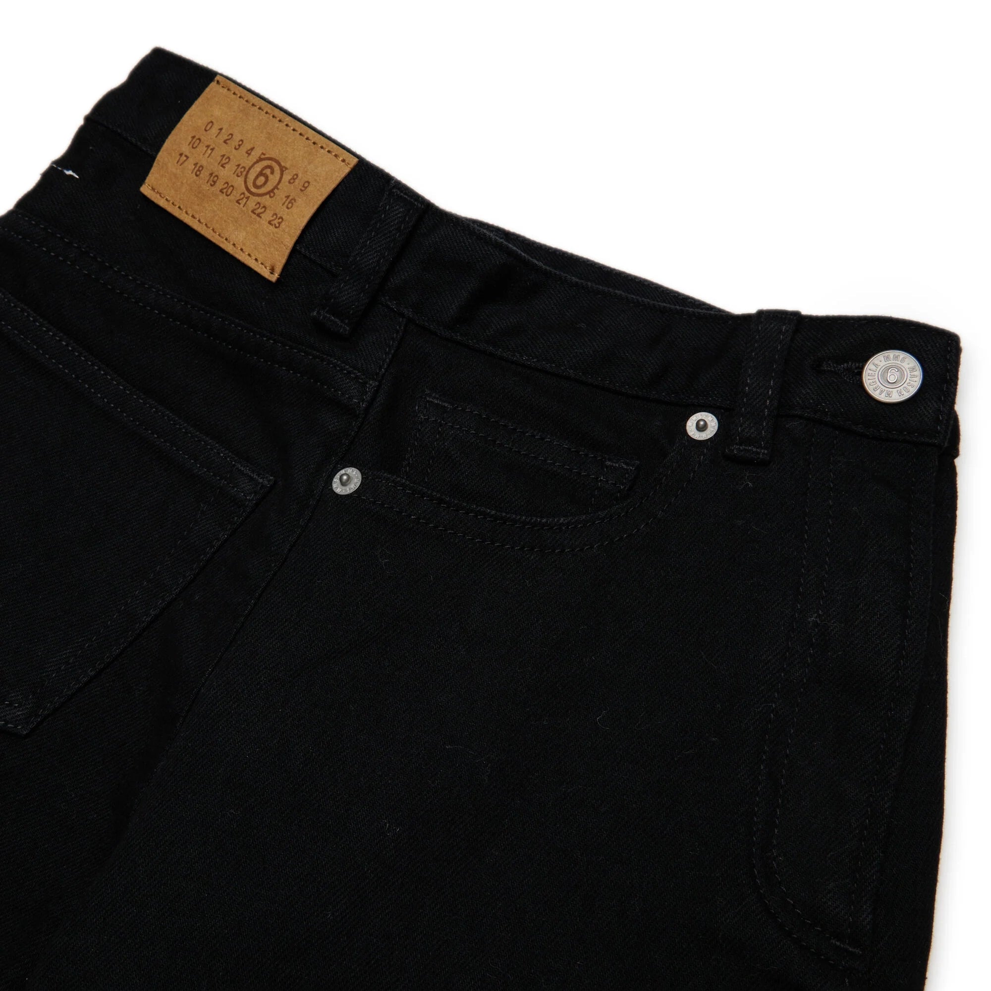 Boys & Girls Black Cotton Trousers