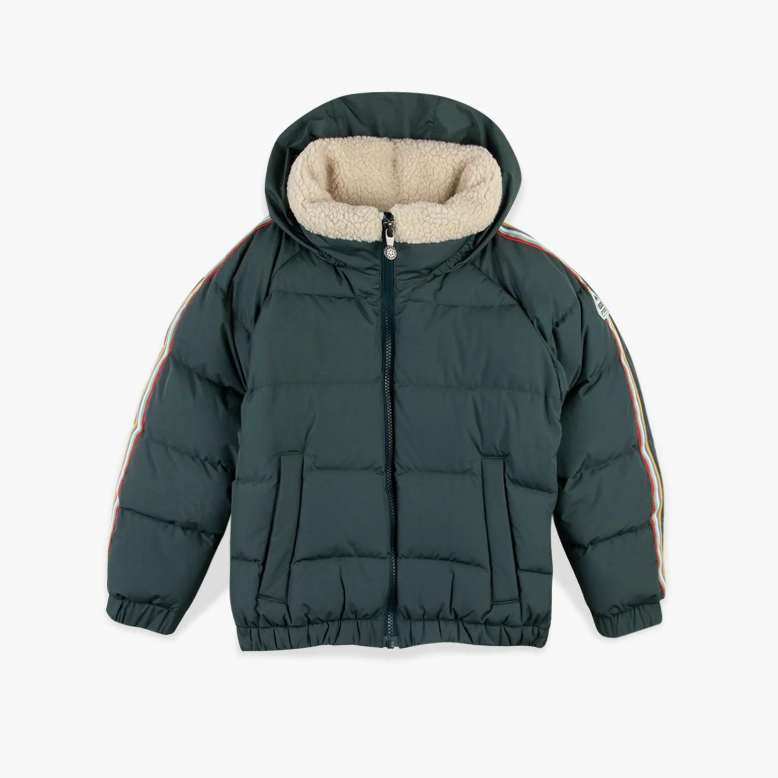 Boys & Girls Green Padded Down Jacket(Bonton x Pyrenex)