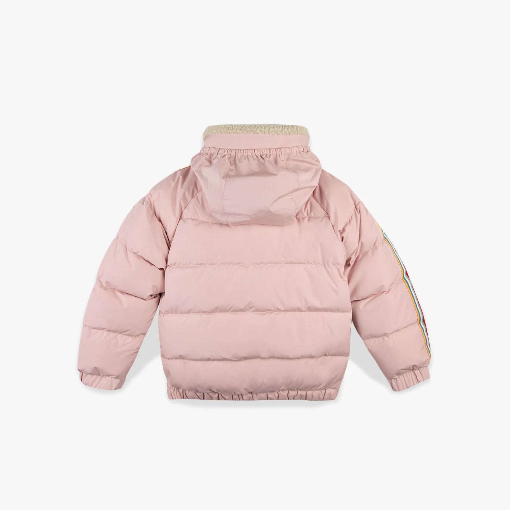 Girls Light Pink Padded Down Jacket(Bonton x Pyrenex)