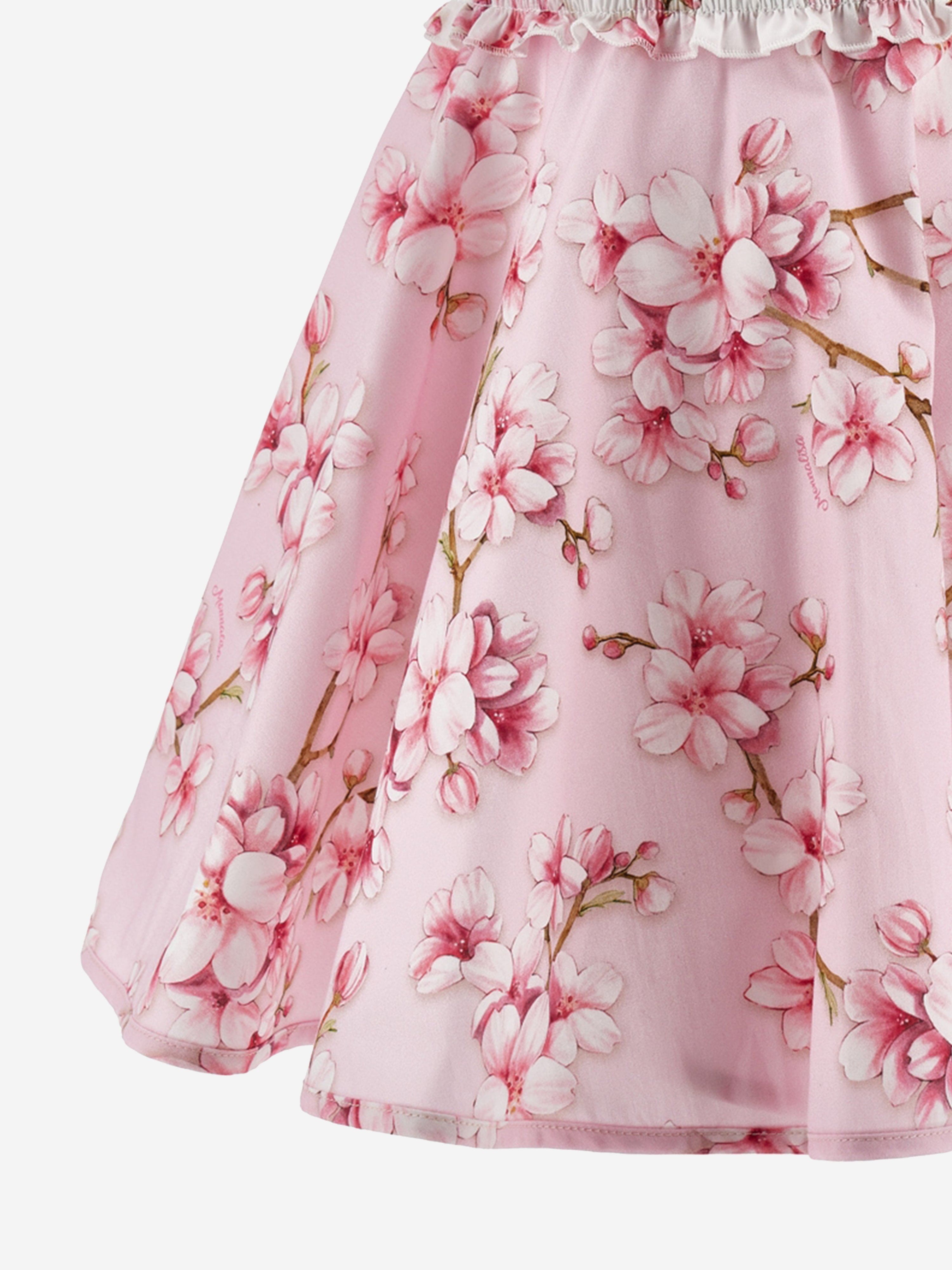 Girls Peach Blossom Dress in Pink