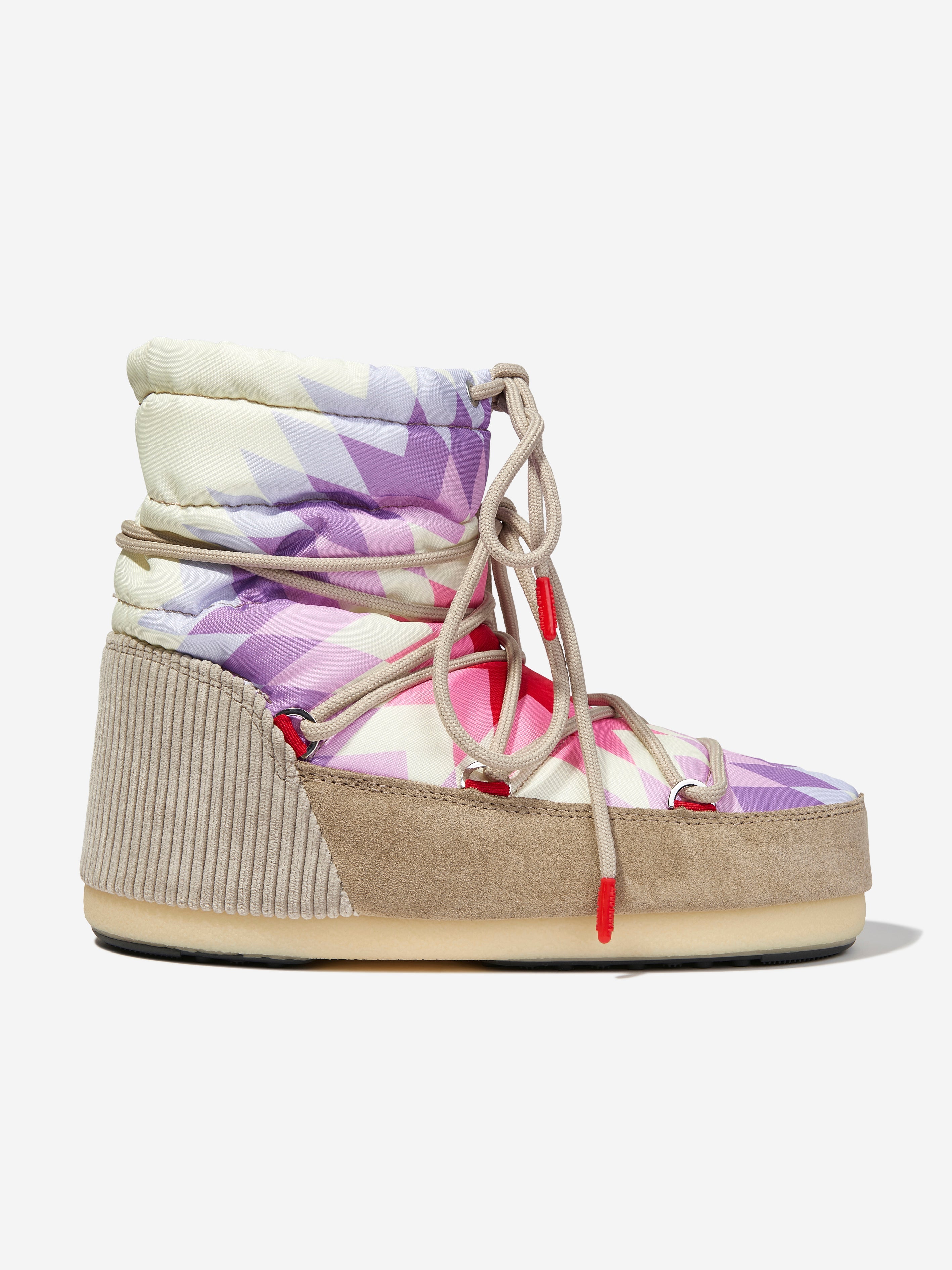 Kids Light Kaleidoscope Snow Boots in Multicolour