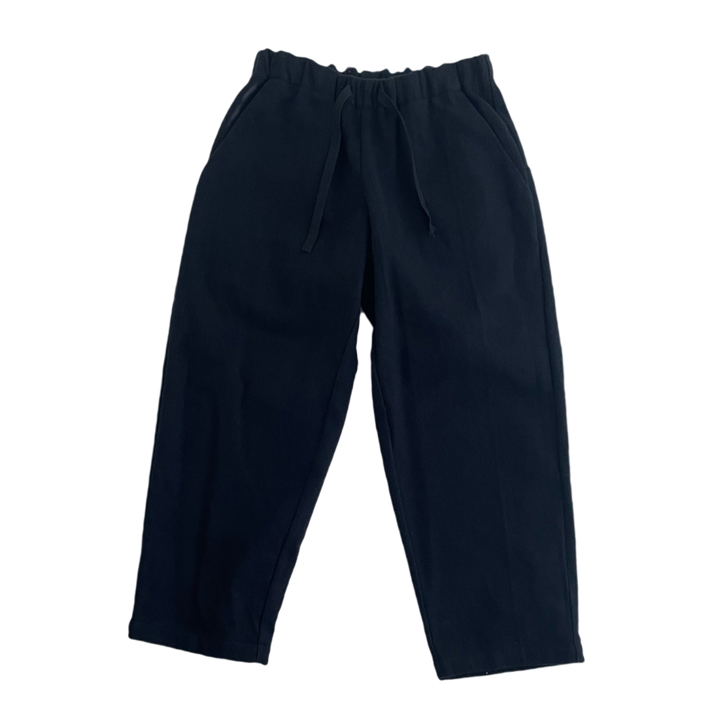 Boys & Girls Black Cotton Trousers
