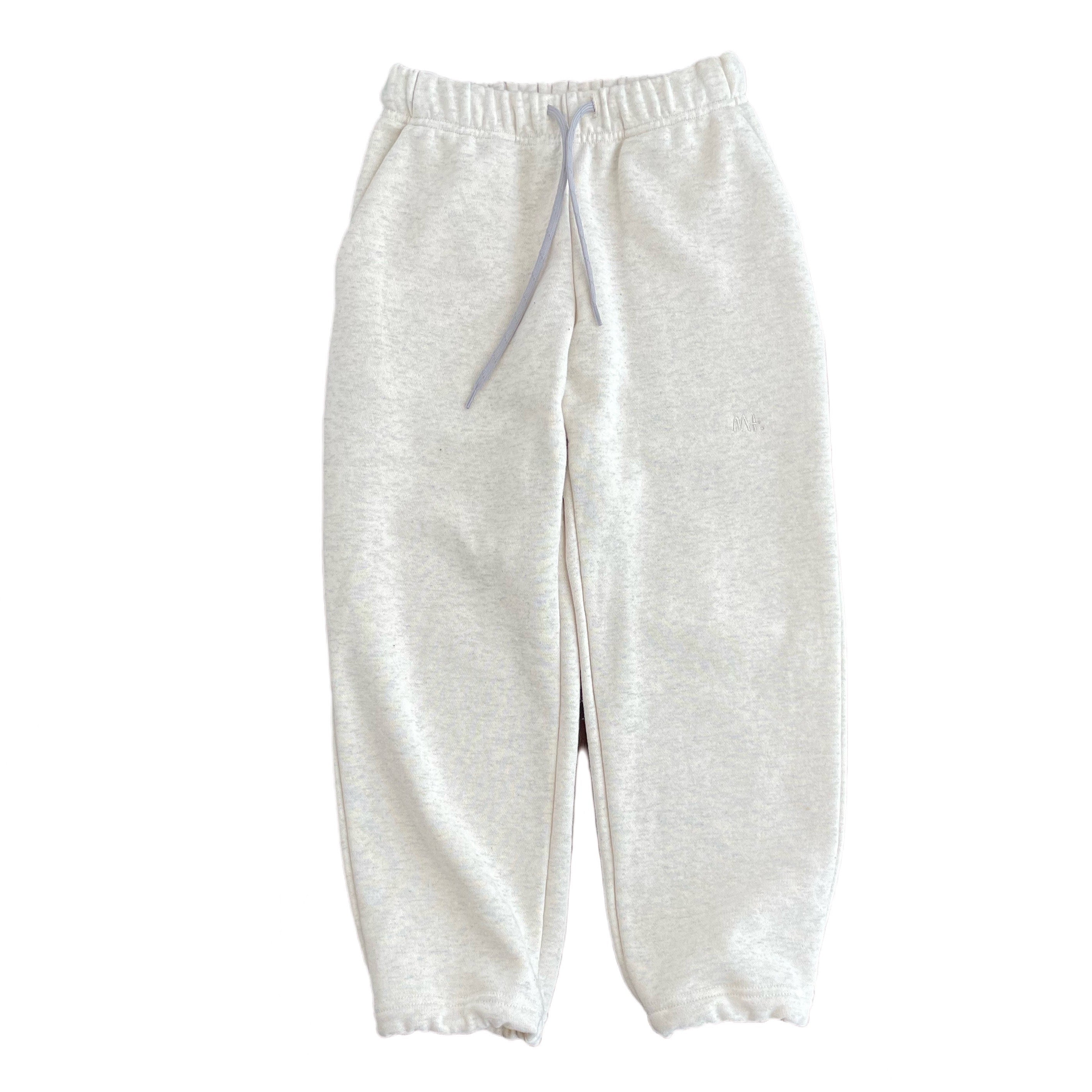 Boys & Girls Light Grey Cotton Trousers