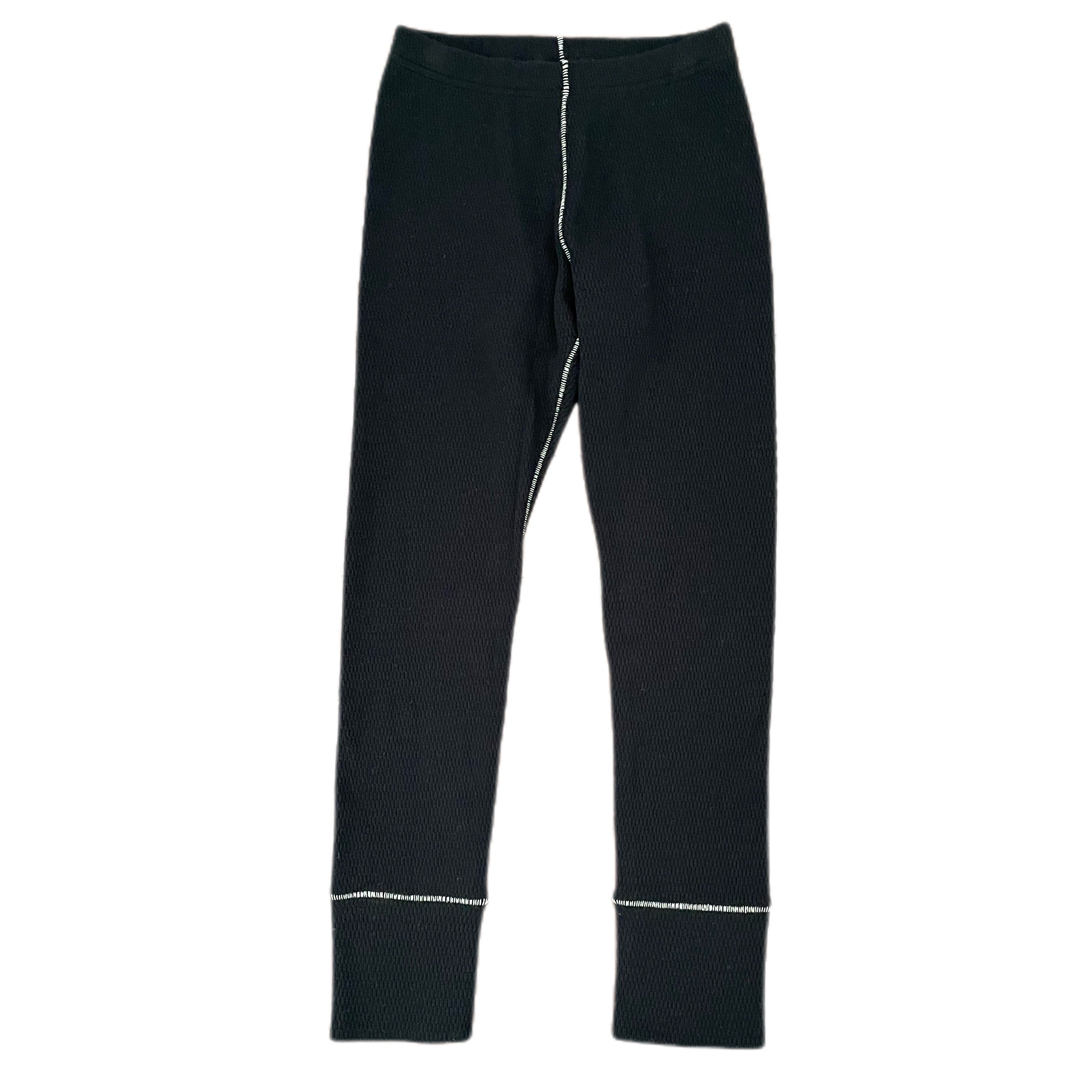 Boys & Girls Black Cotton Leggings
