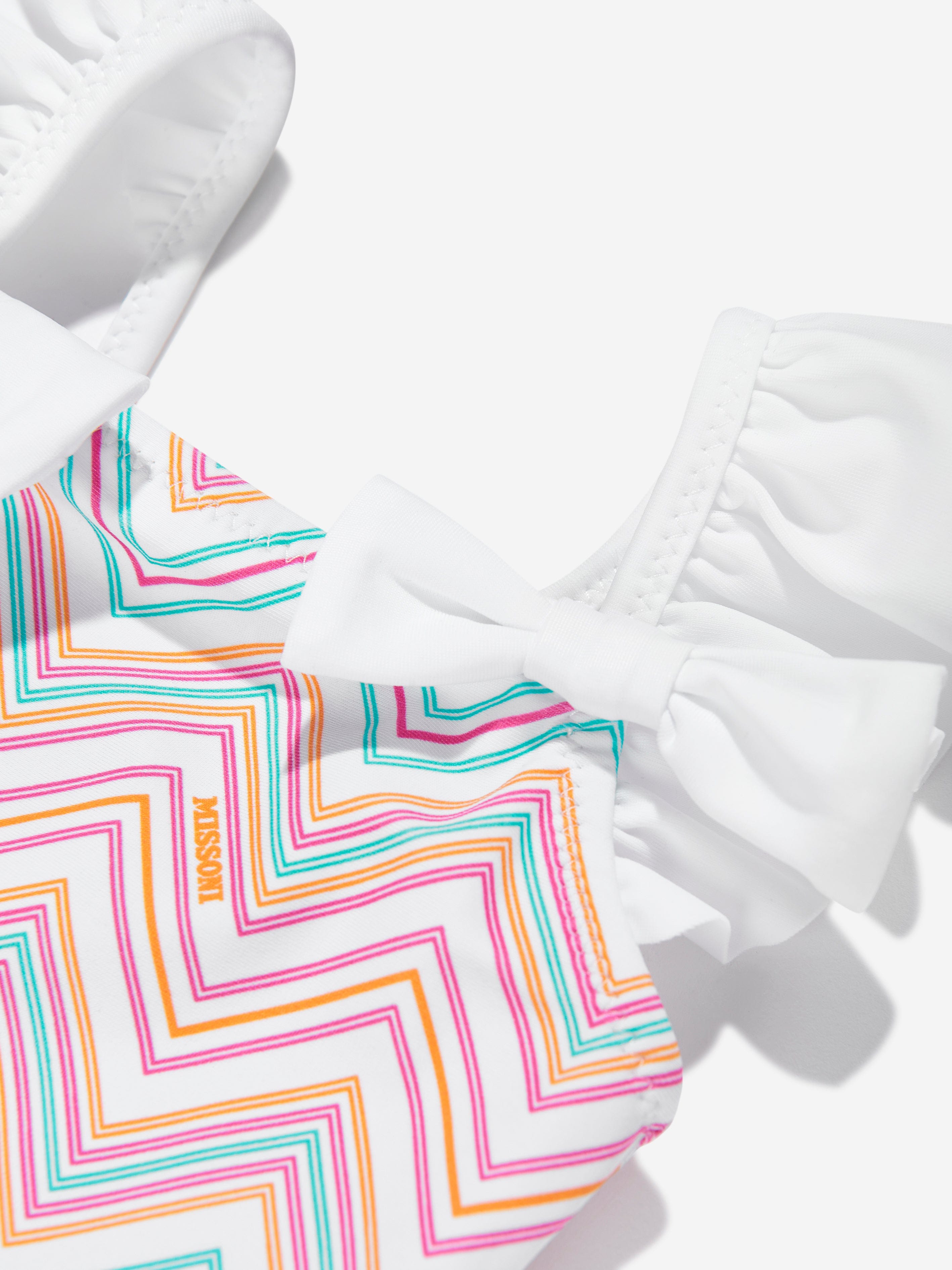 Baby Girls Zigzag Swimsuit in Multicolour