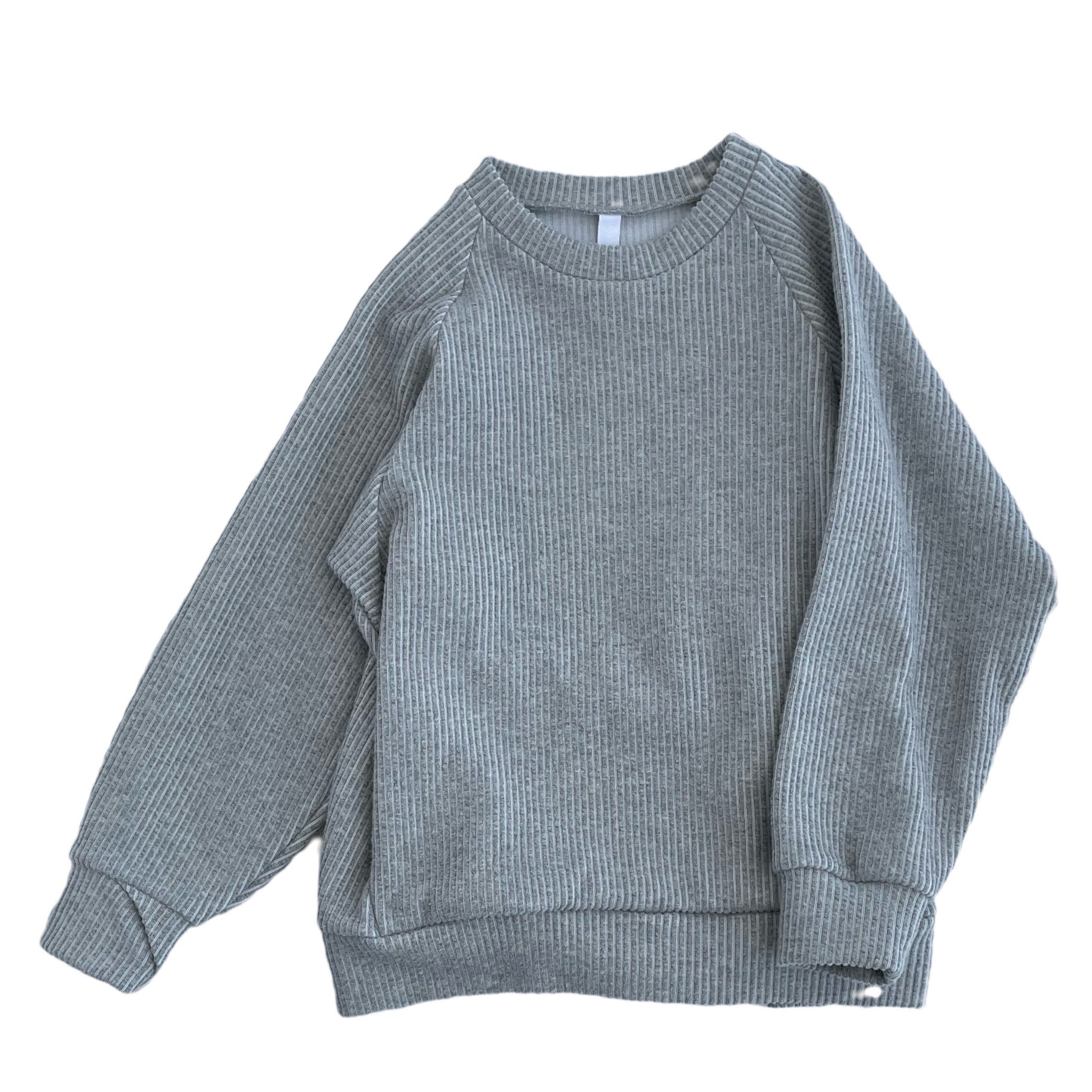 Boys & Girls Grey Cotton Sweatshirt