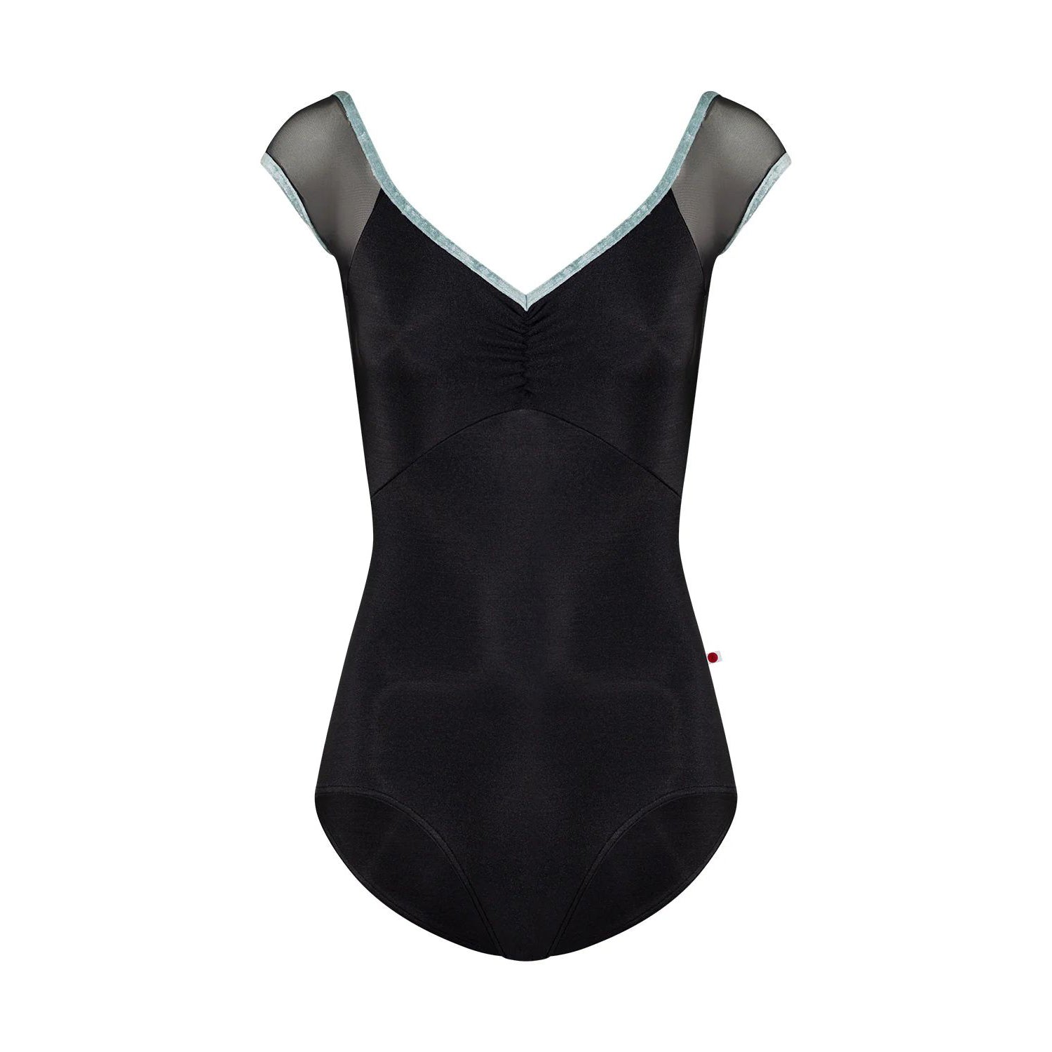 Women Black "Elli/N-Black/Mesh Black/CV-Ice" Ballet Onesies