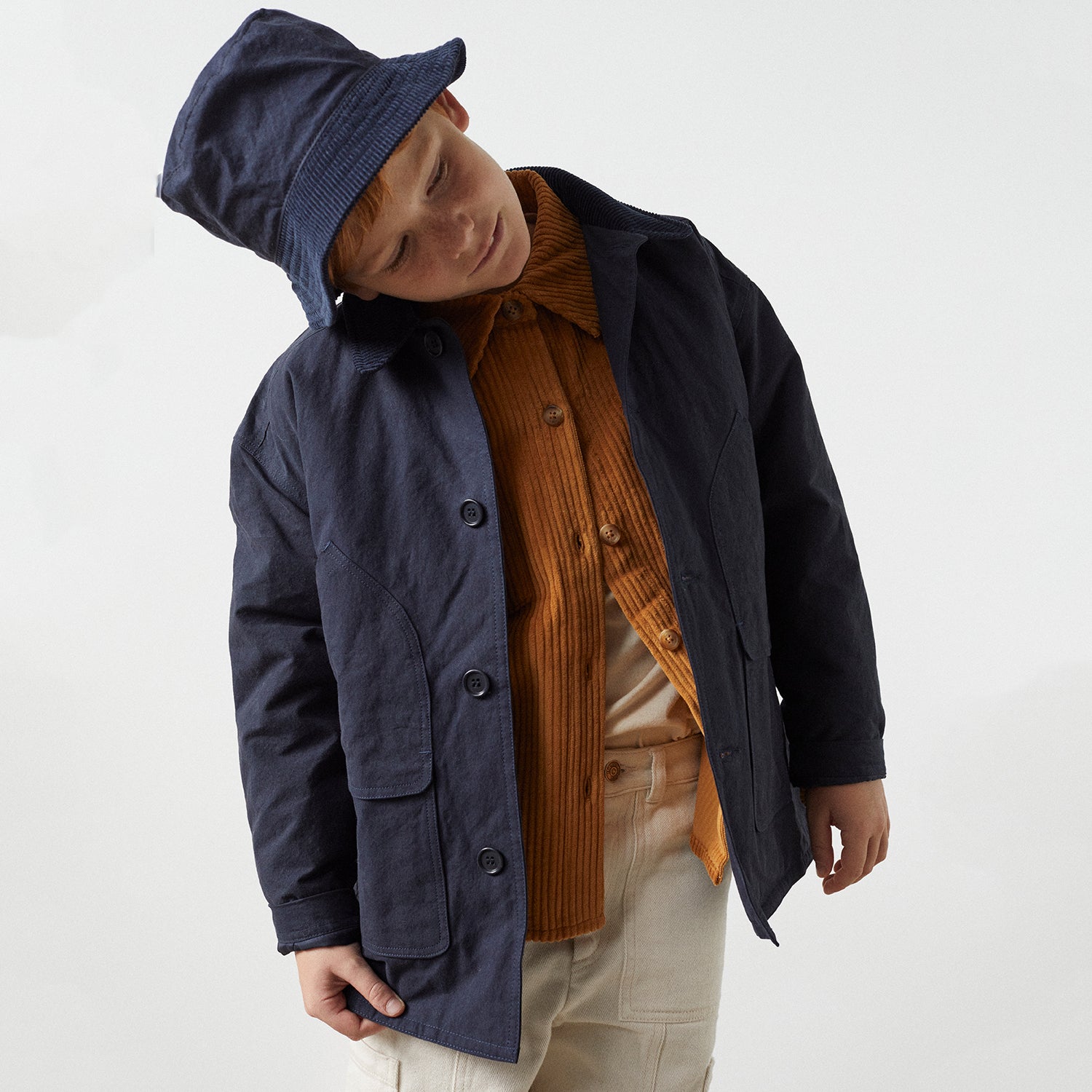 Boys & Girls Navy Coat