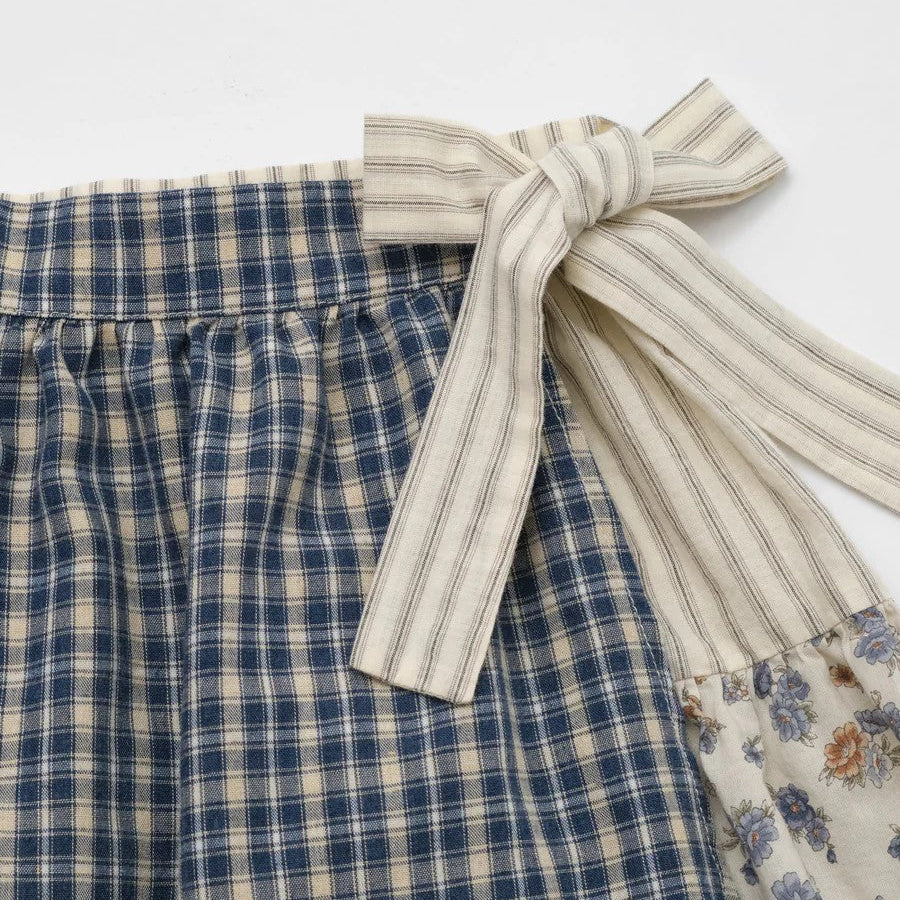 Girls Blue Cotton Skirts