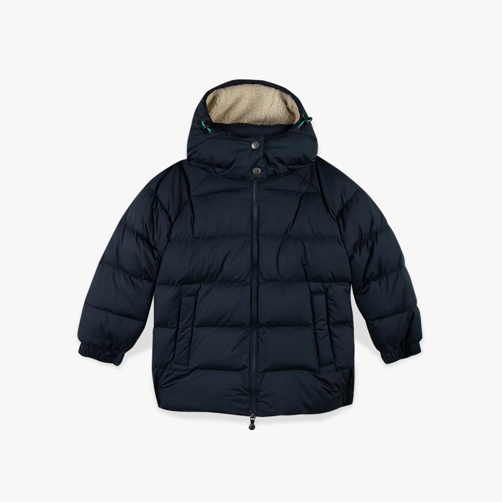 Boys & Girls Navy Padded Down Coat(Bonton x Pyrenex)