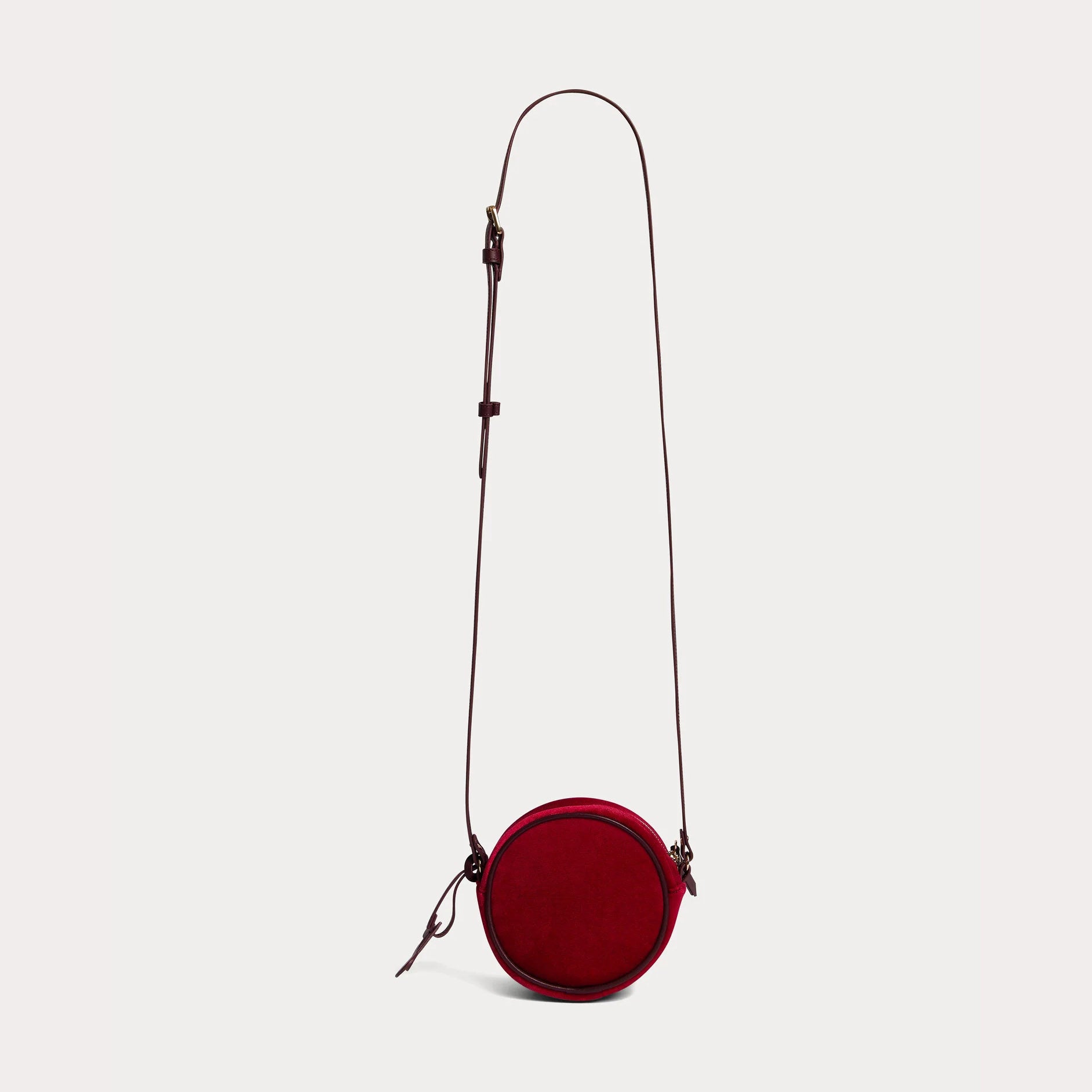 Girls Wine Red Velvet Shoulder Bag