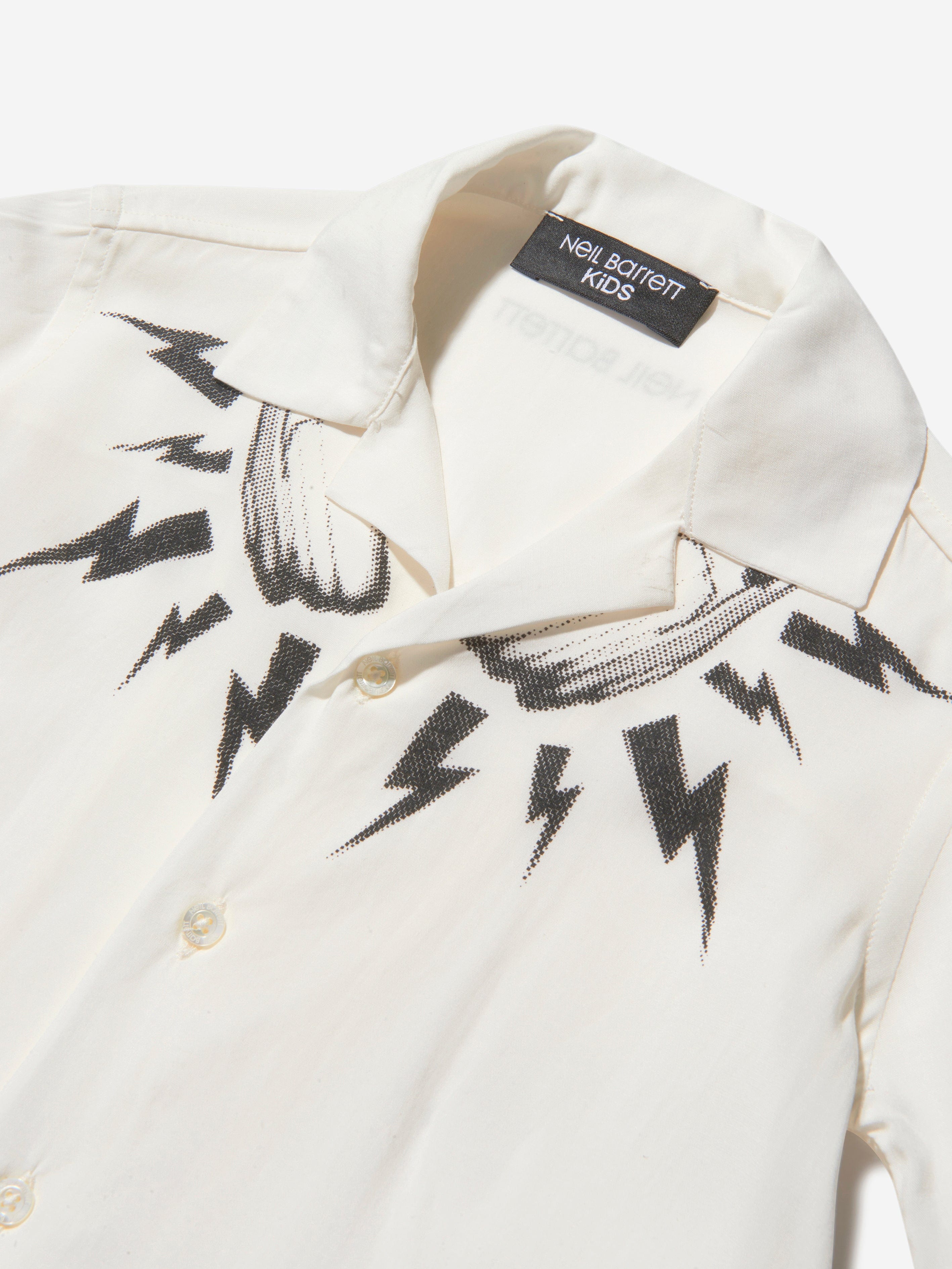 Neil Barrett Boys Branded Shirt