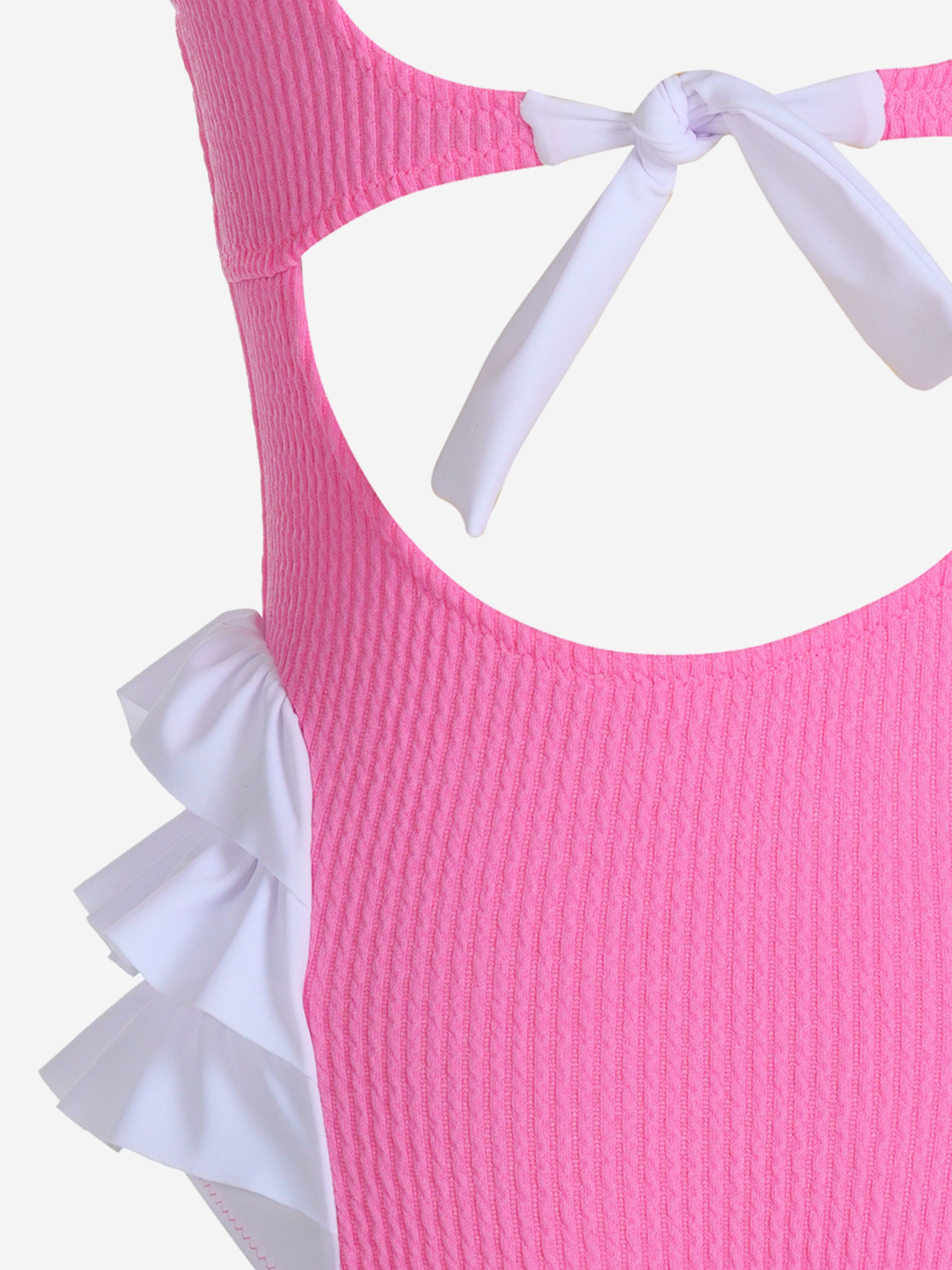 Girls Violet Swimsuit in Pink