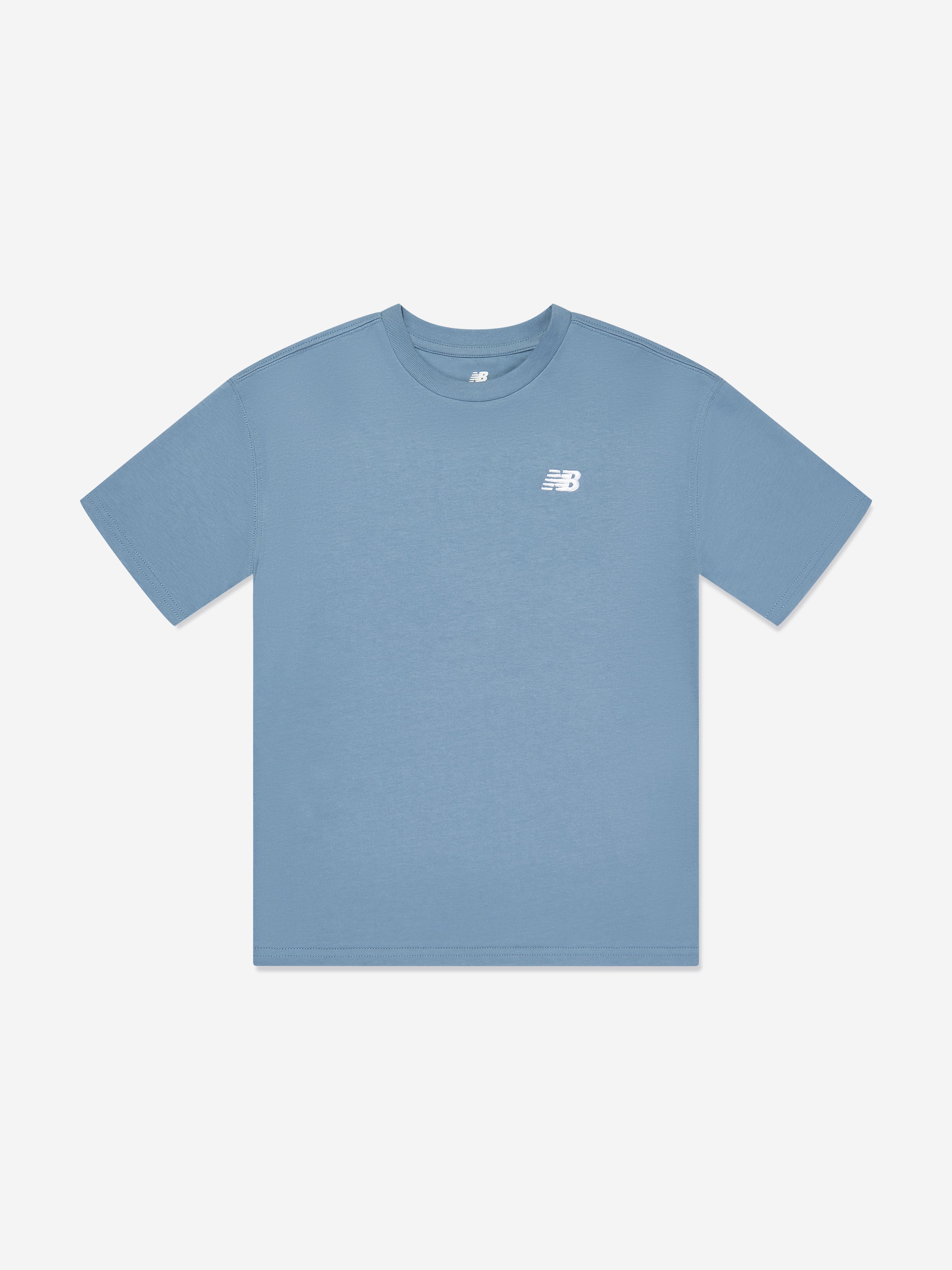 Boys Jersey Small Logo T-Shirt in Blue