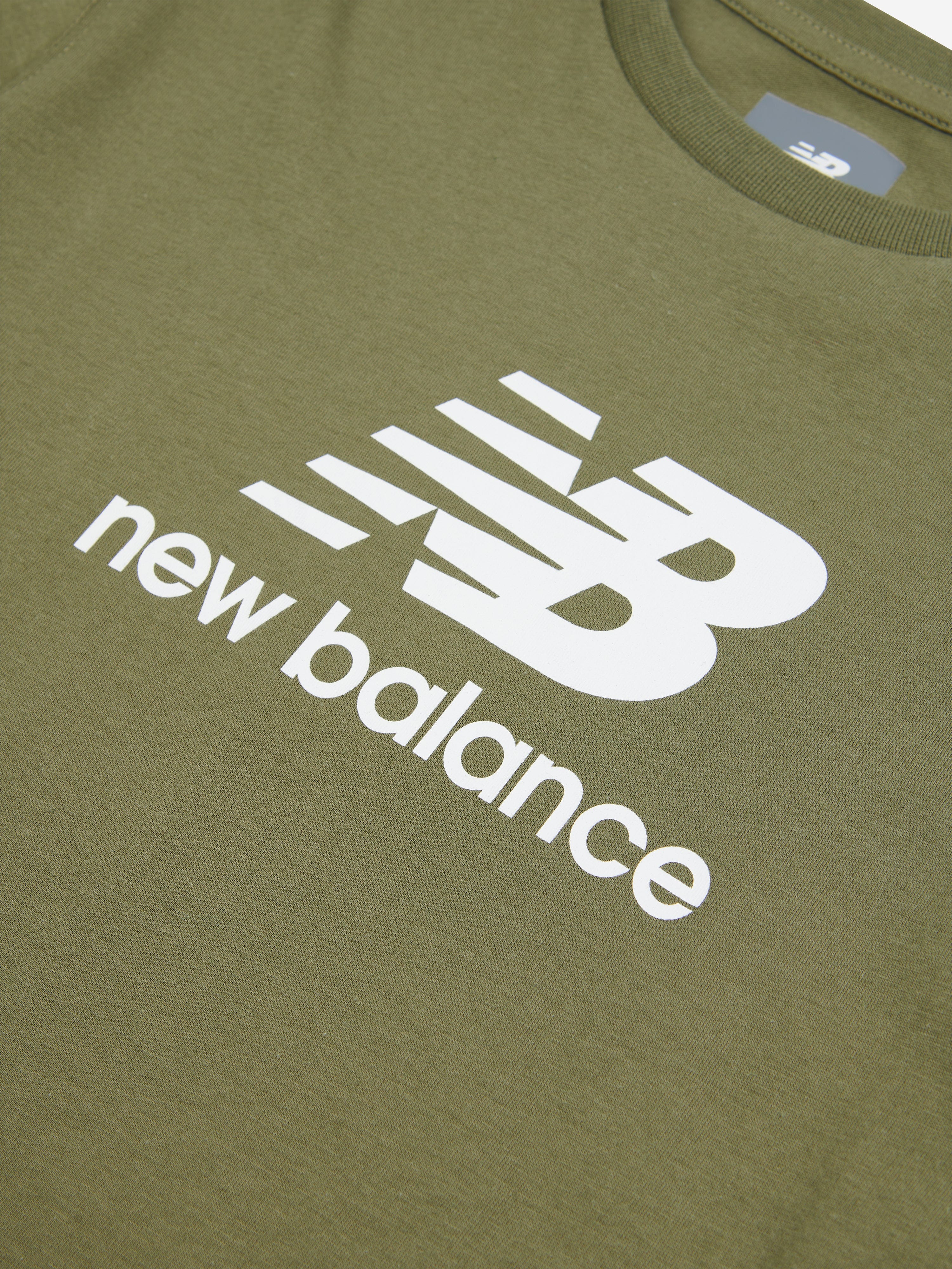 Boys Jersey Stacked Logo T-Shirt in Green