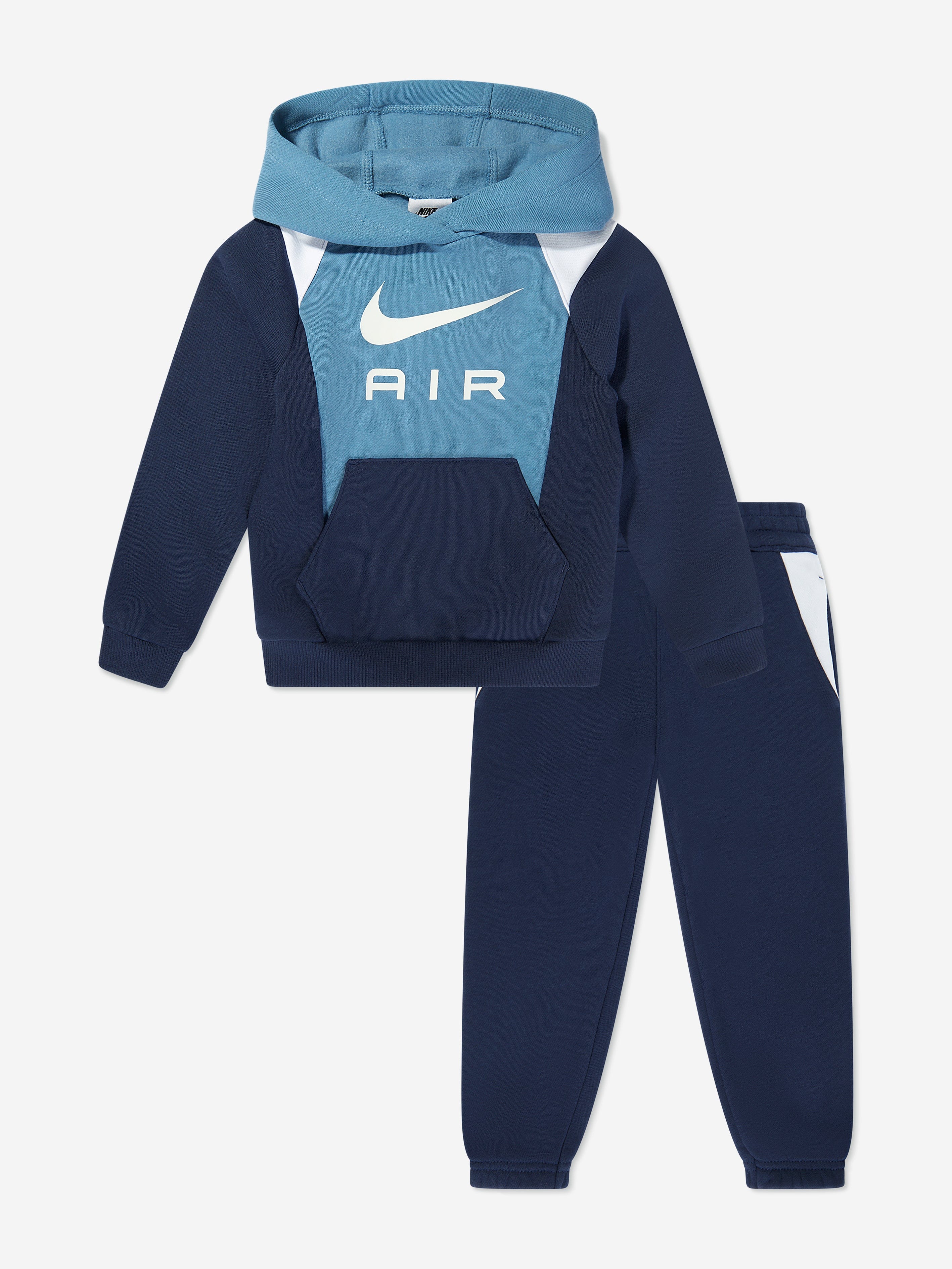 Boys Air Fleece Tracksuit in Navy