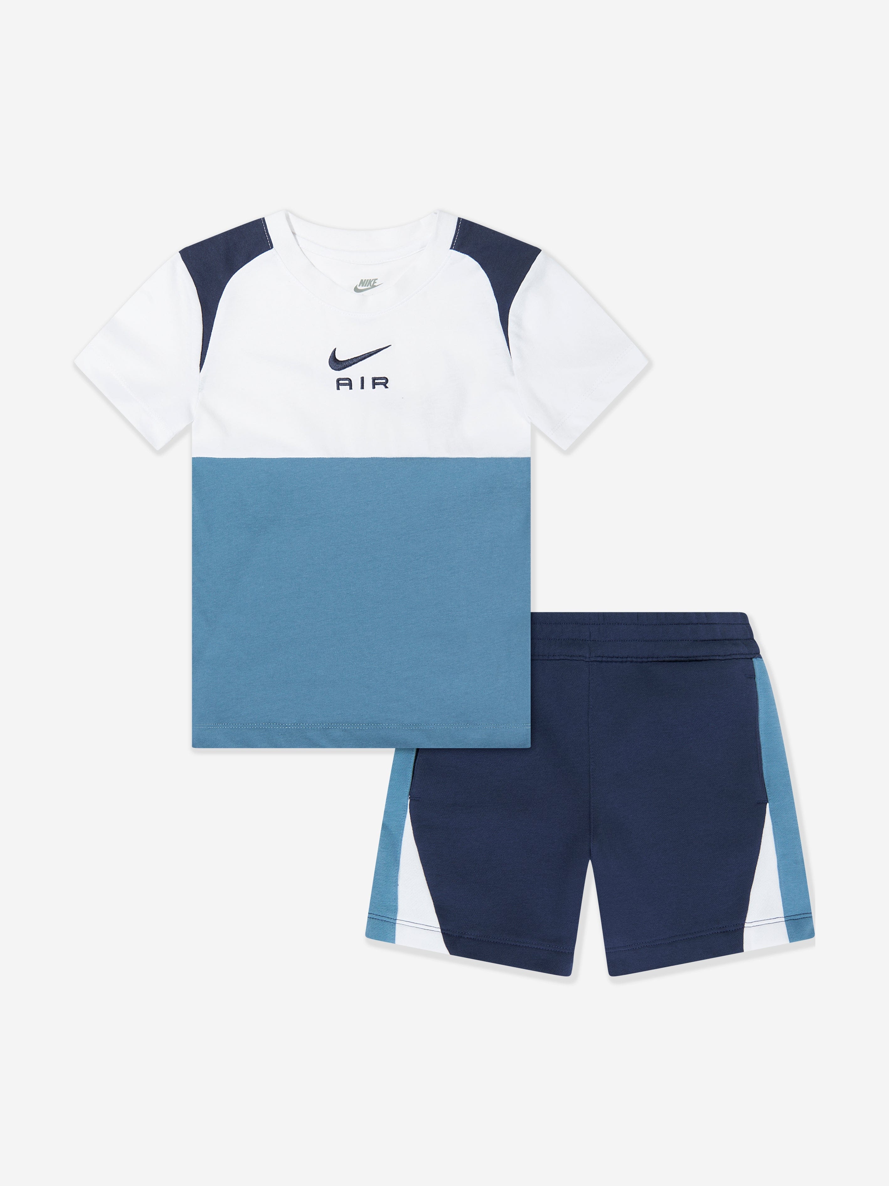 Boys Air Fleece Short Set in Navy