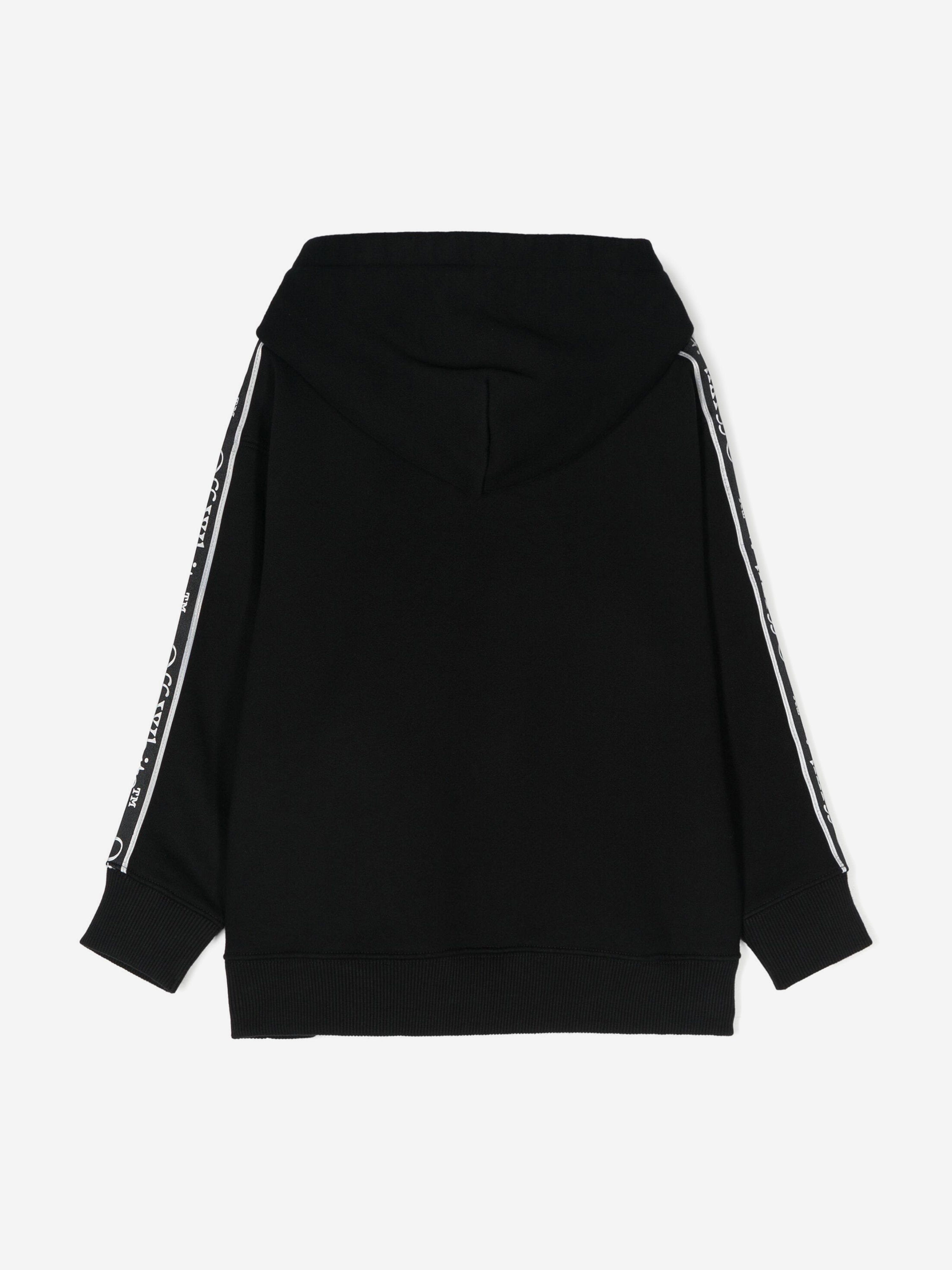 Off-White Boys Bookish Logo Band Hoodie in Black