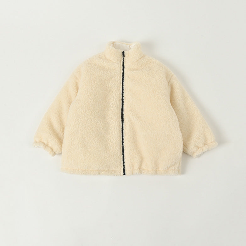 Boys & Girls White Reversible Jacket