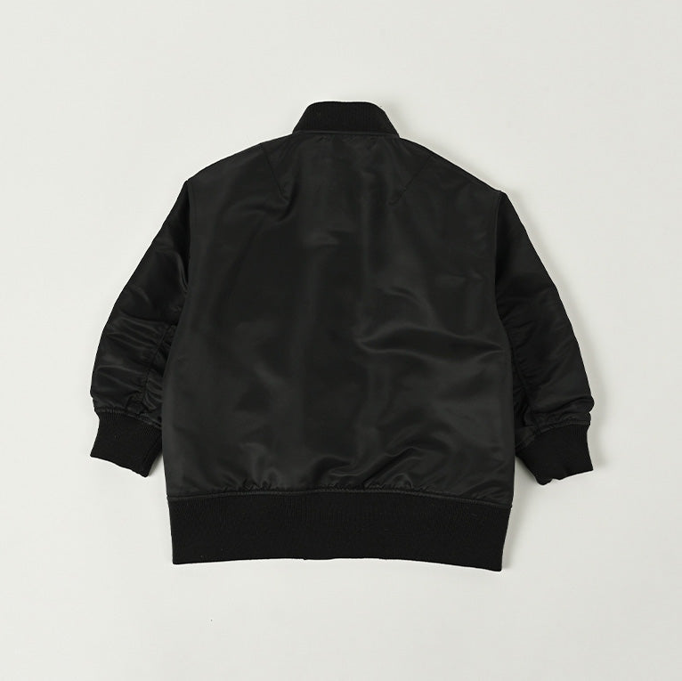 Boys & Girls Black Zip-Up Jacket