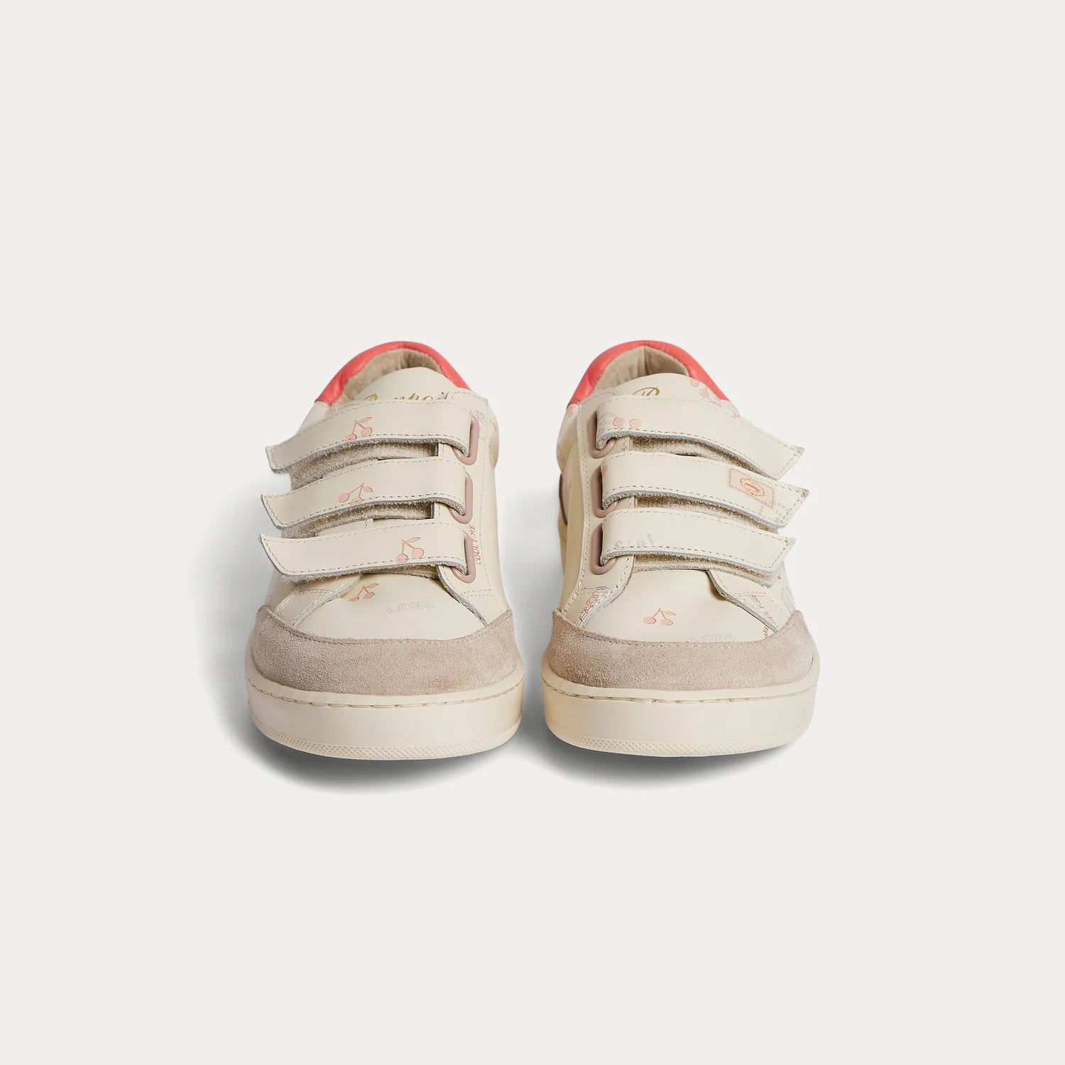 Boys & Girls Beige Velcro Shoes