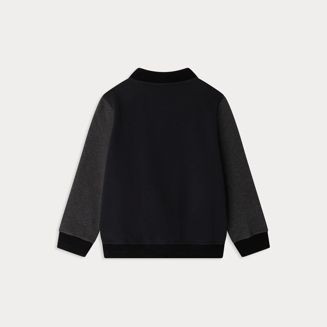 Boys Black Cotton Jacket