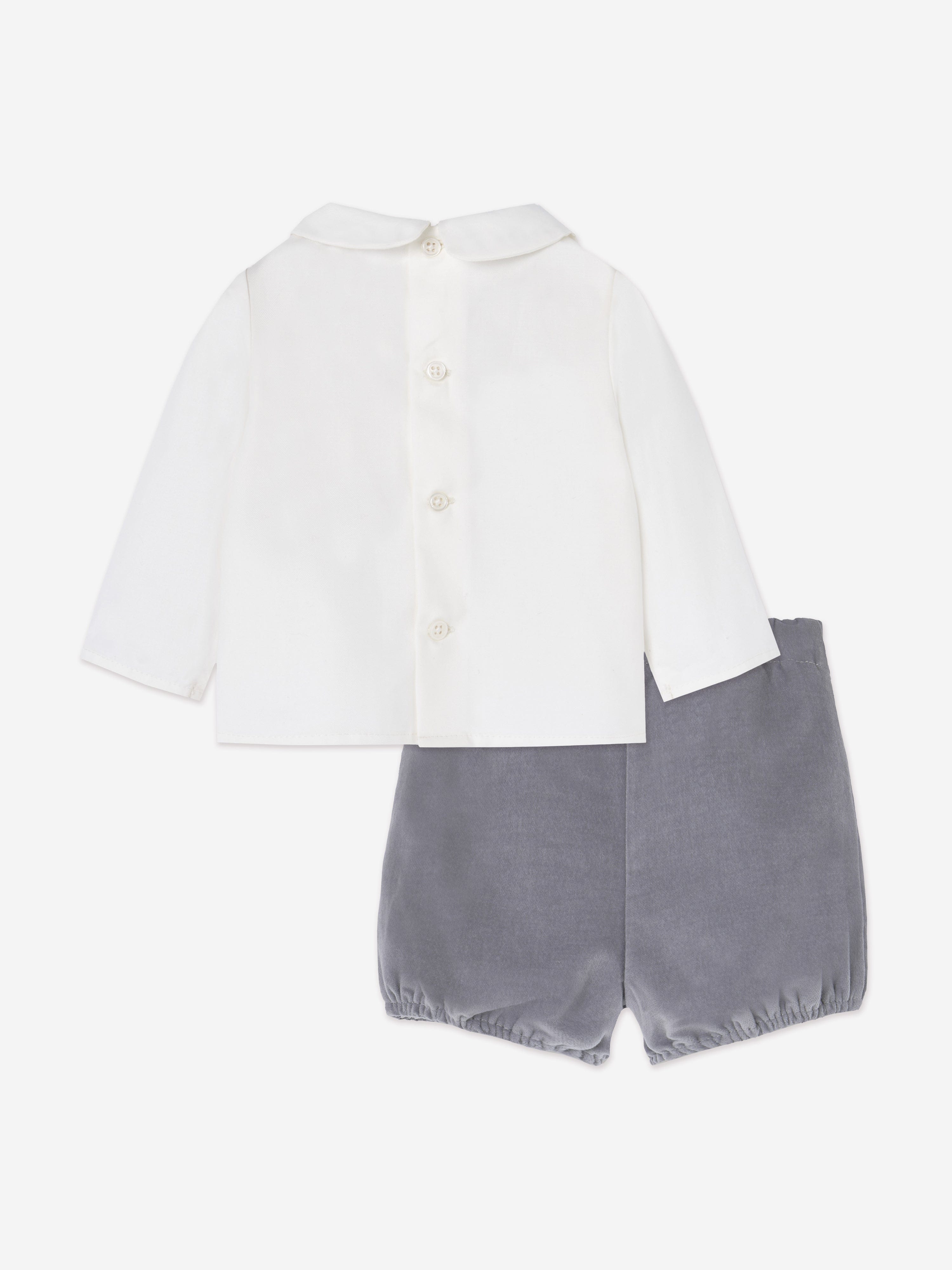 Baby Boys Short Set in Grey