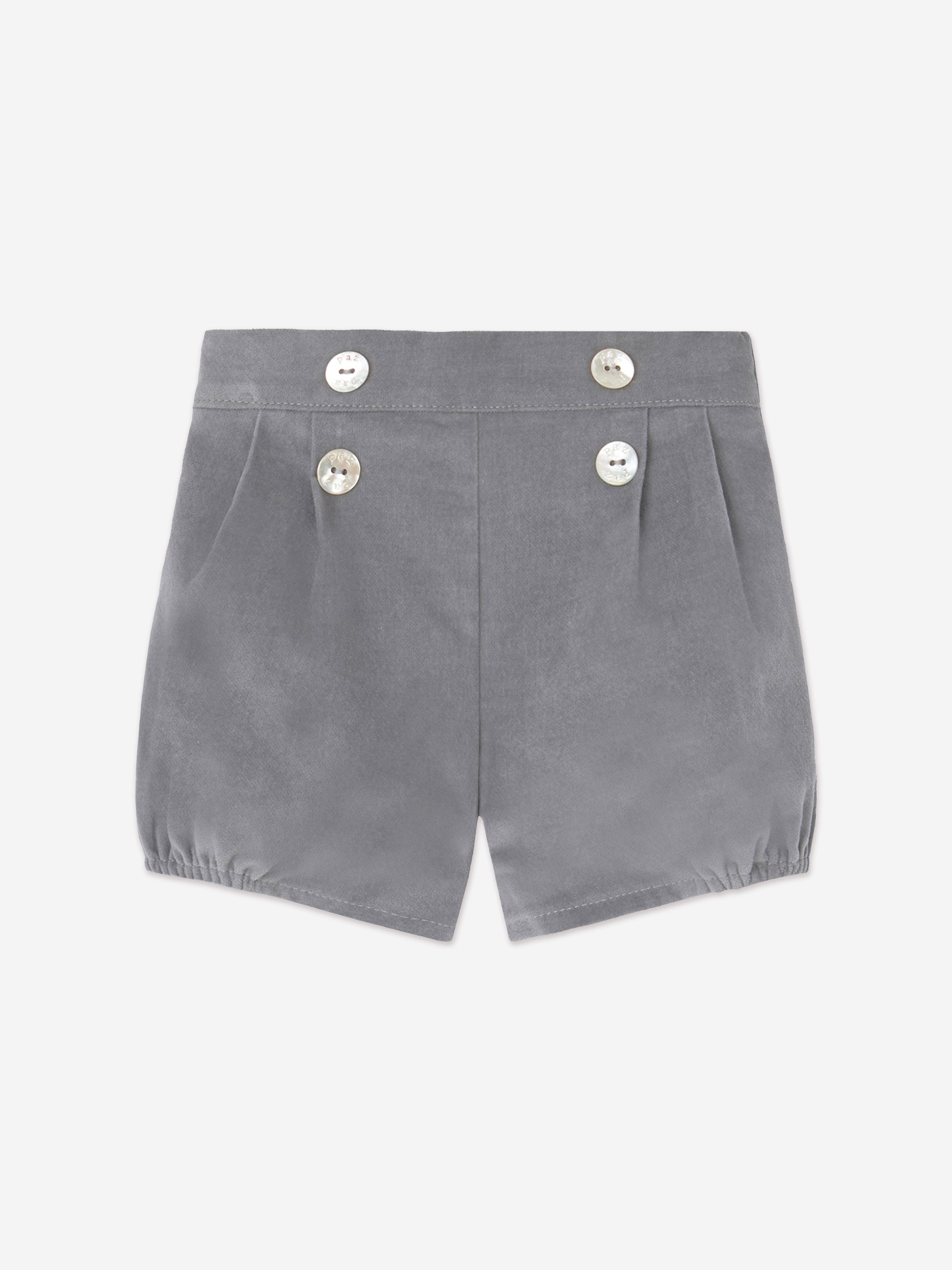 Baby Boys Short Set in Grey