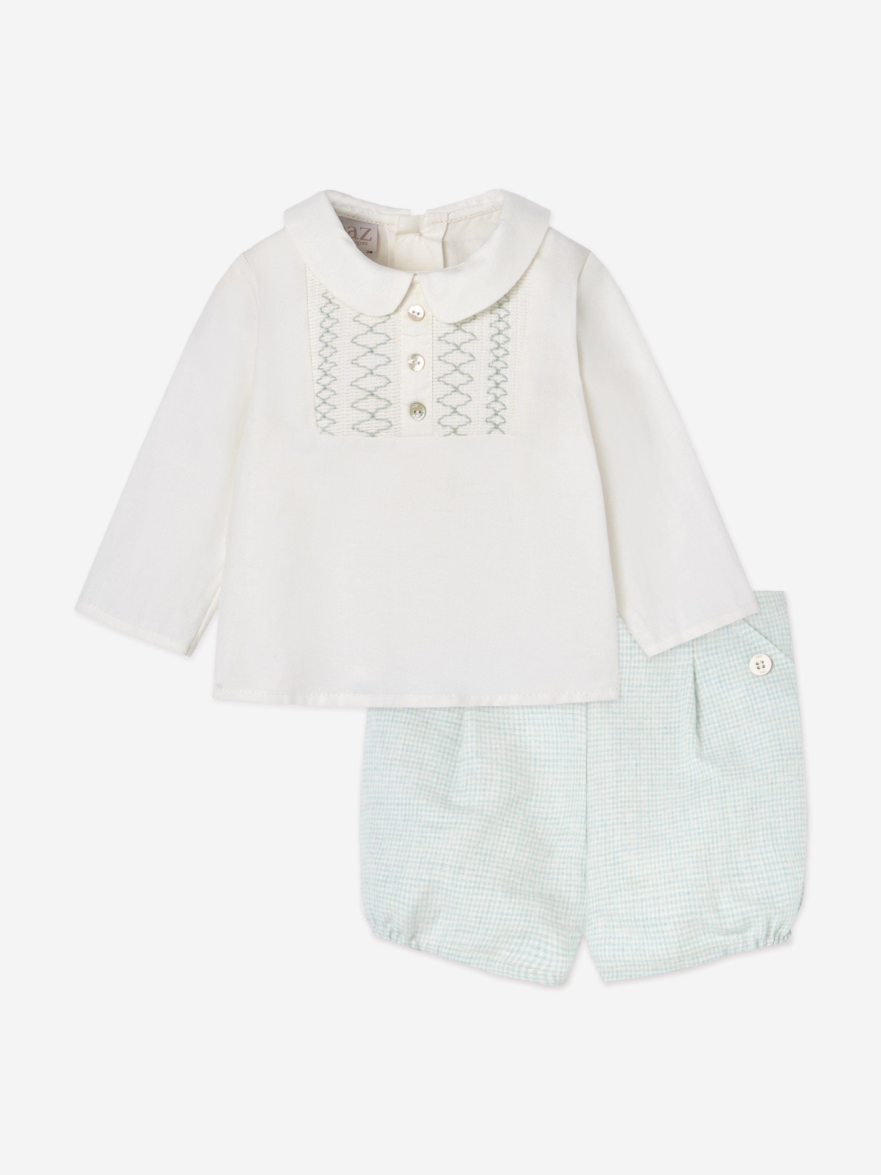 Baby Boys Short Set in Green