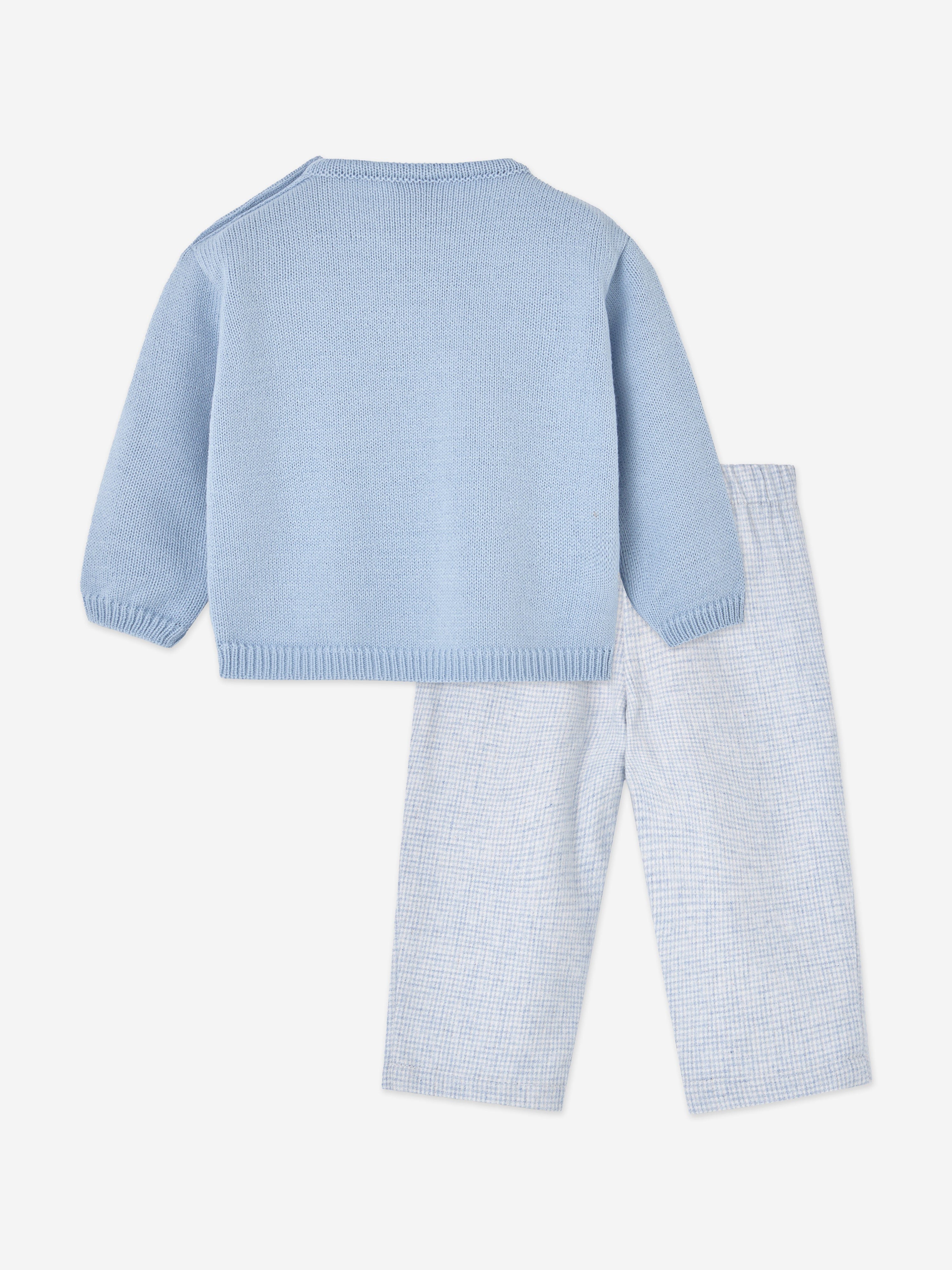 Baby Boys Trouser Set in Blue