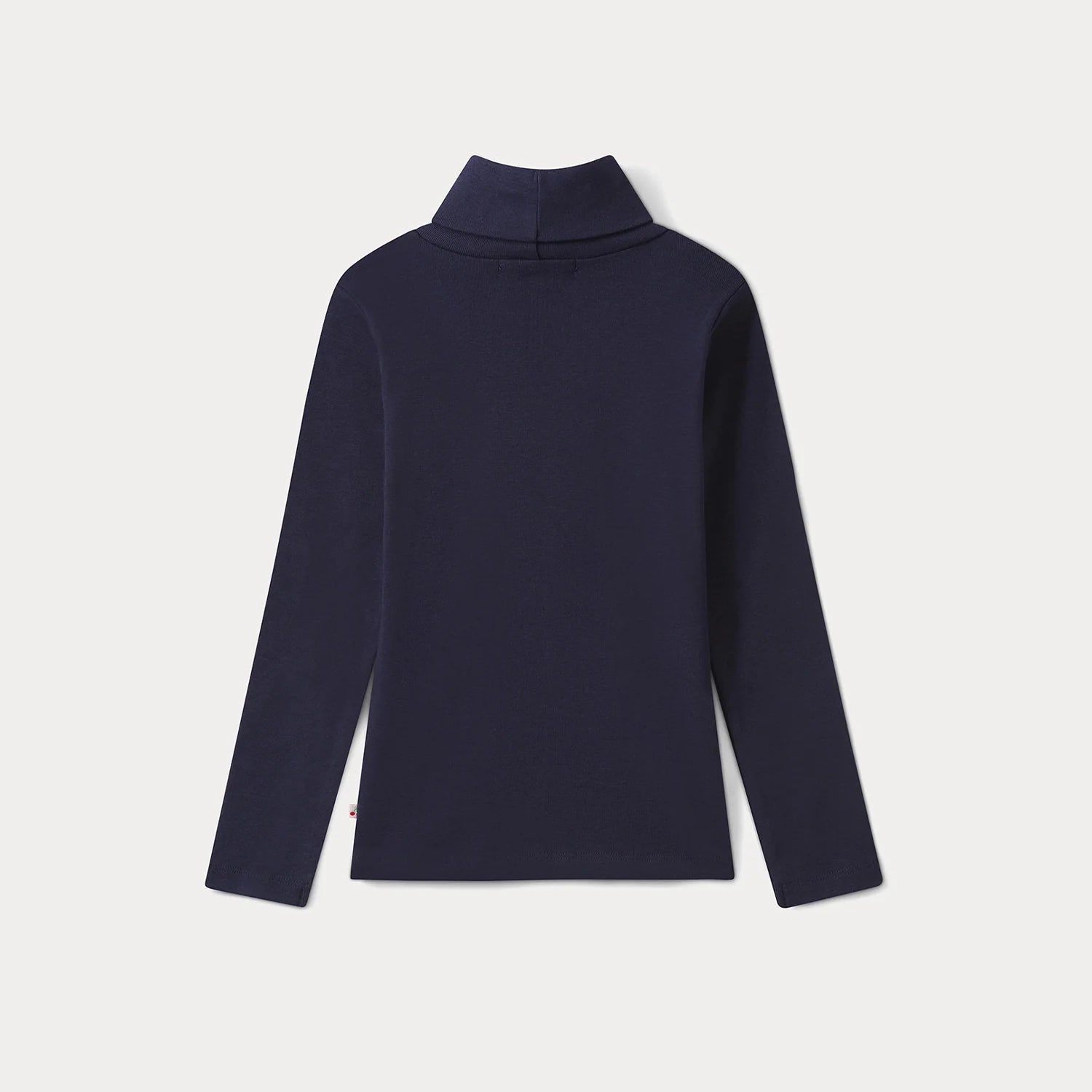 Girls Navy Cotton T-Shirt