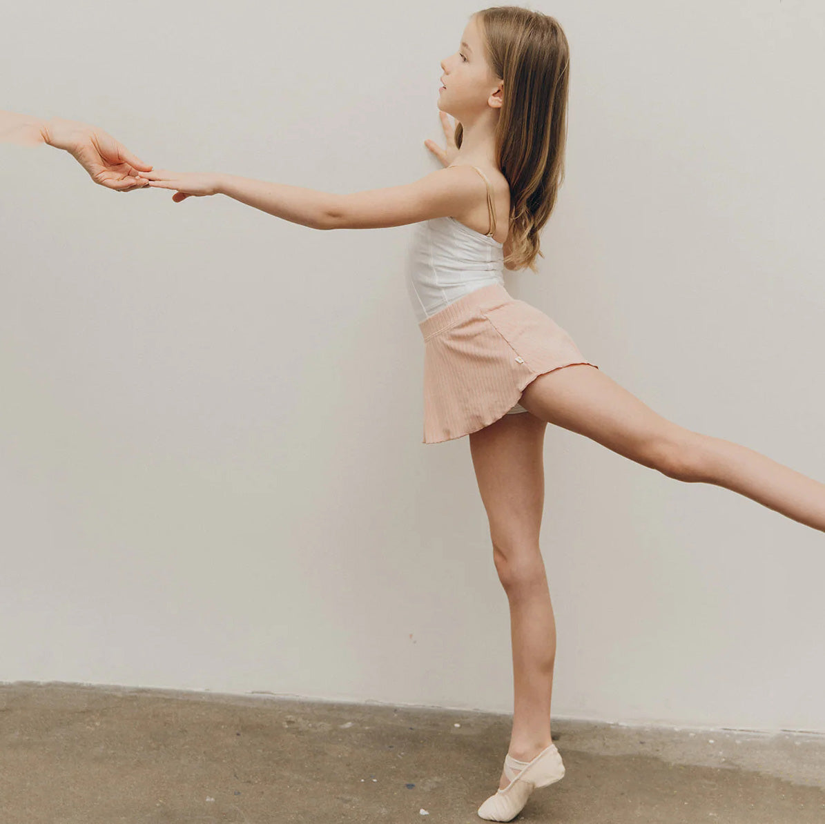 Girls Pink Ballet Skirt