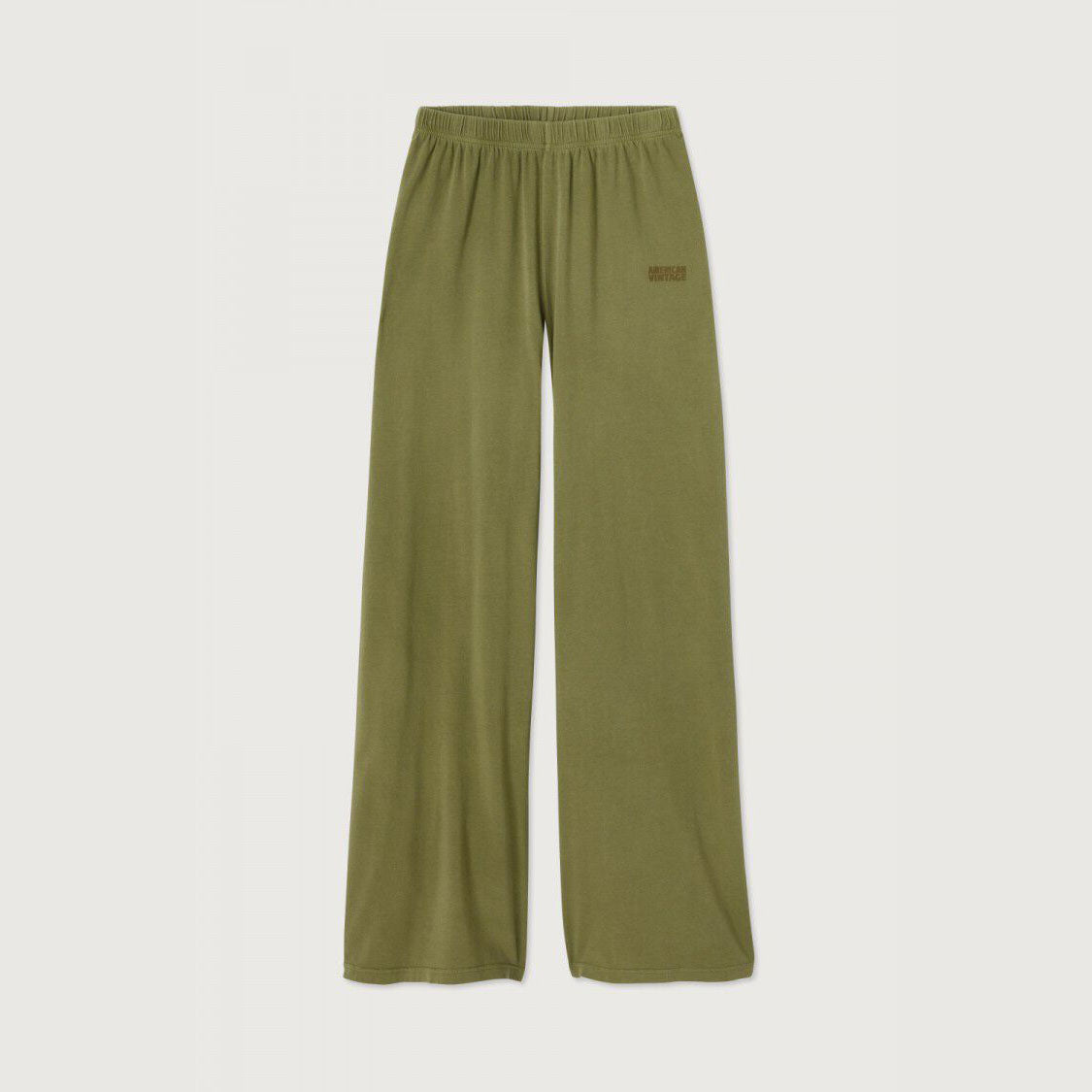 Women Green Cotton Trousers