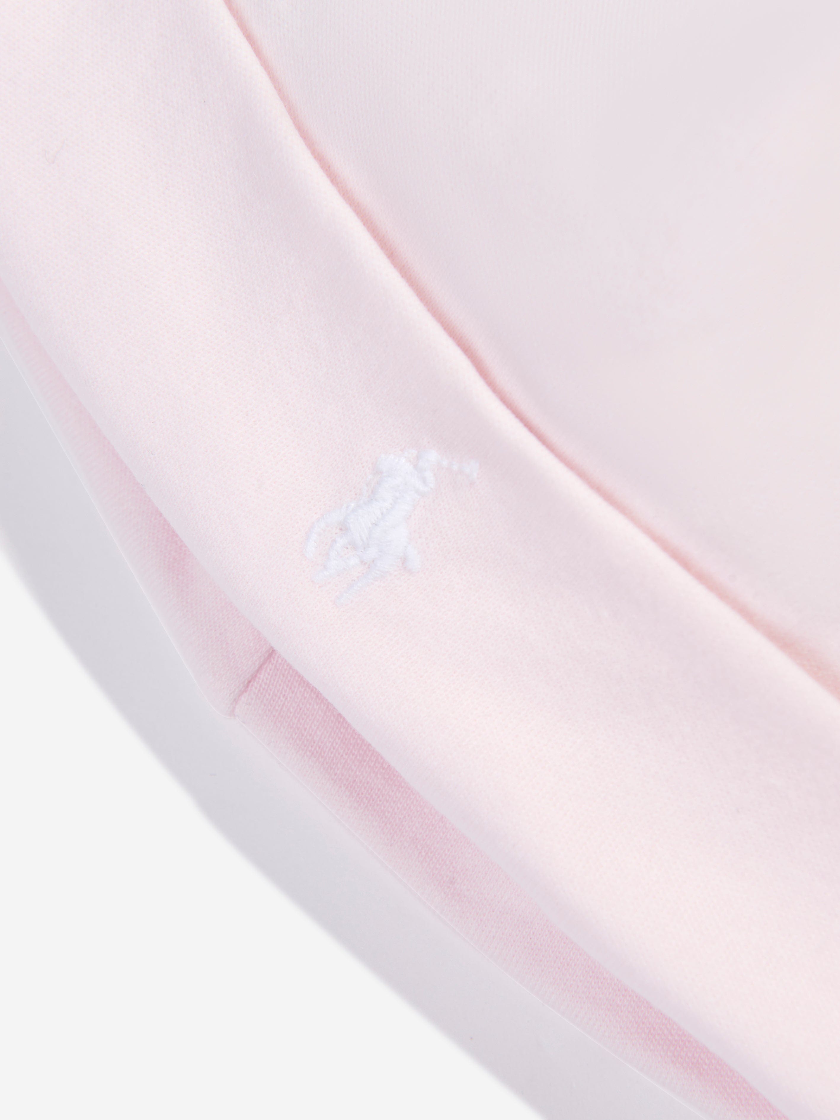 Ralph Lauren Baby Girls Logo Beanie Hat in Pink