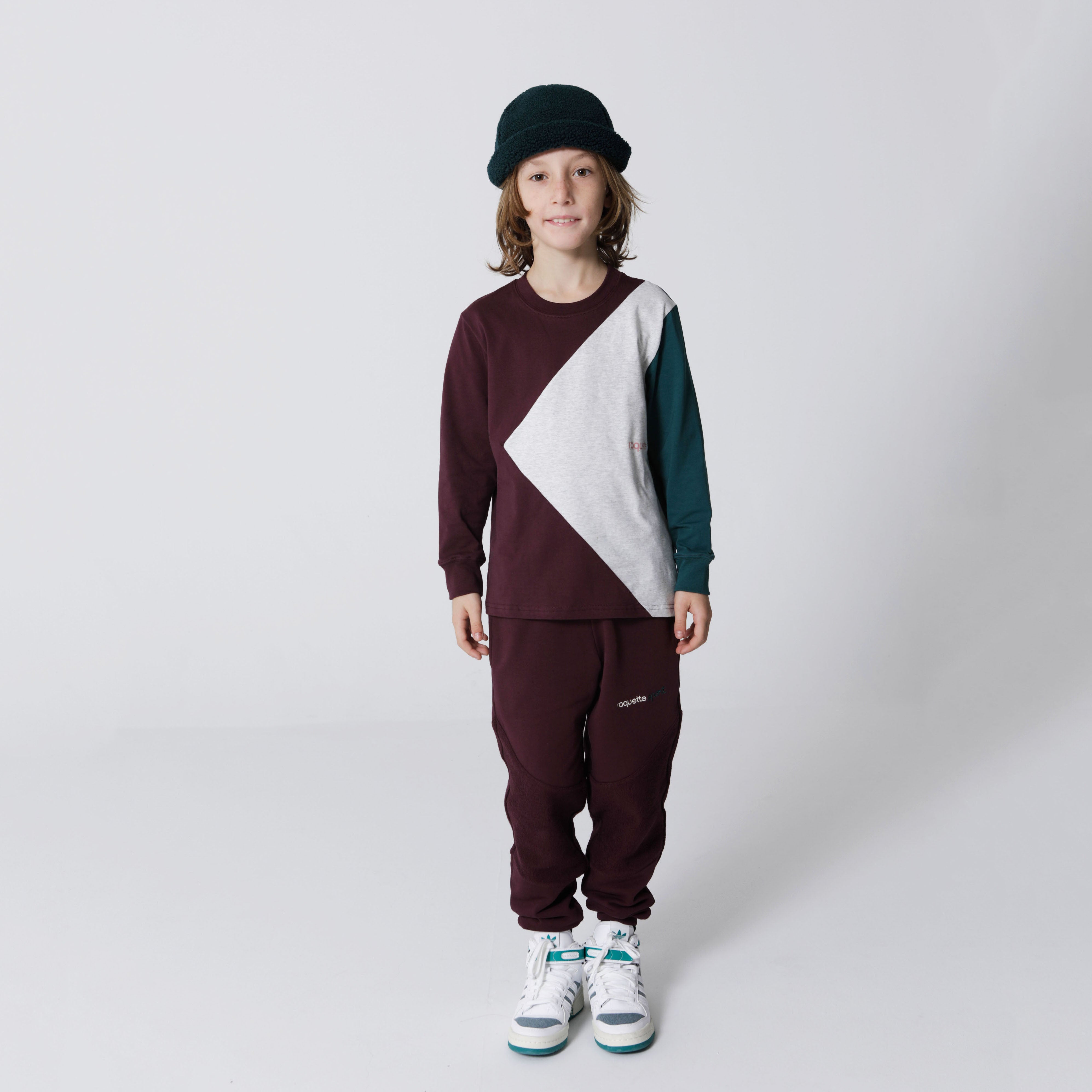 Boys & Girls Purple Cotton Trousers