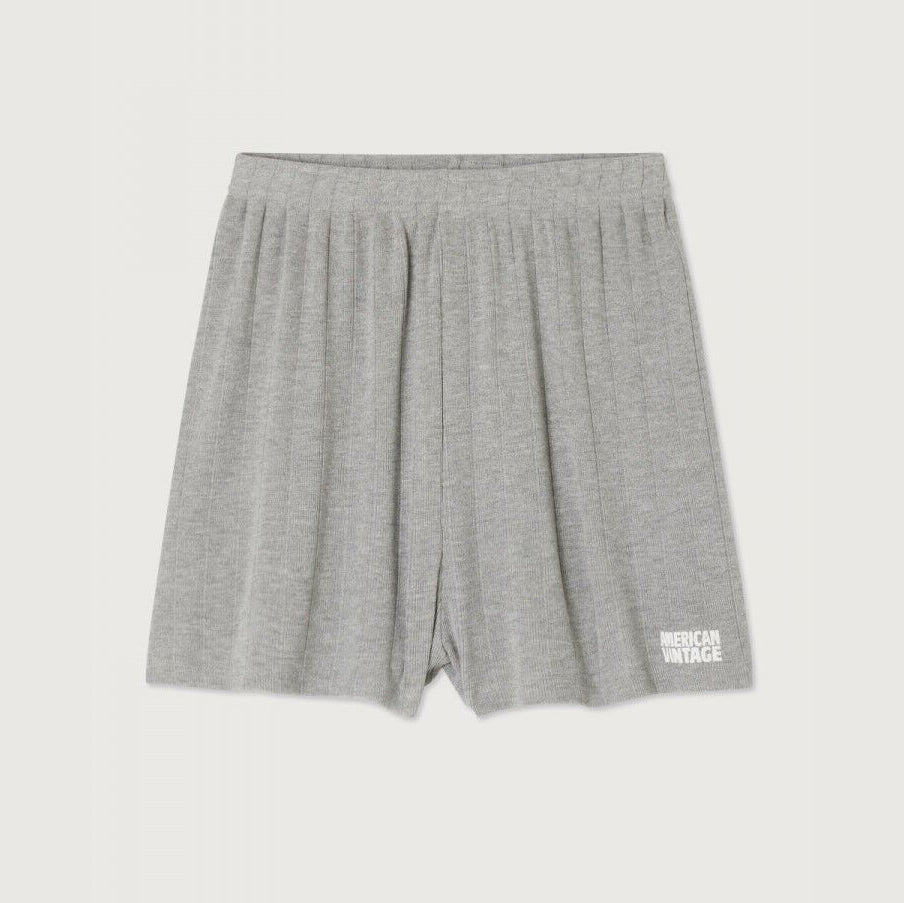 Women Grey Cotton Shorts