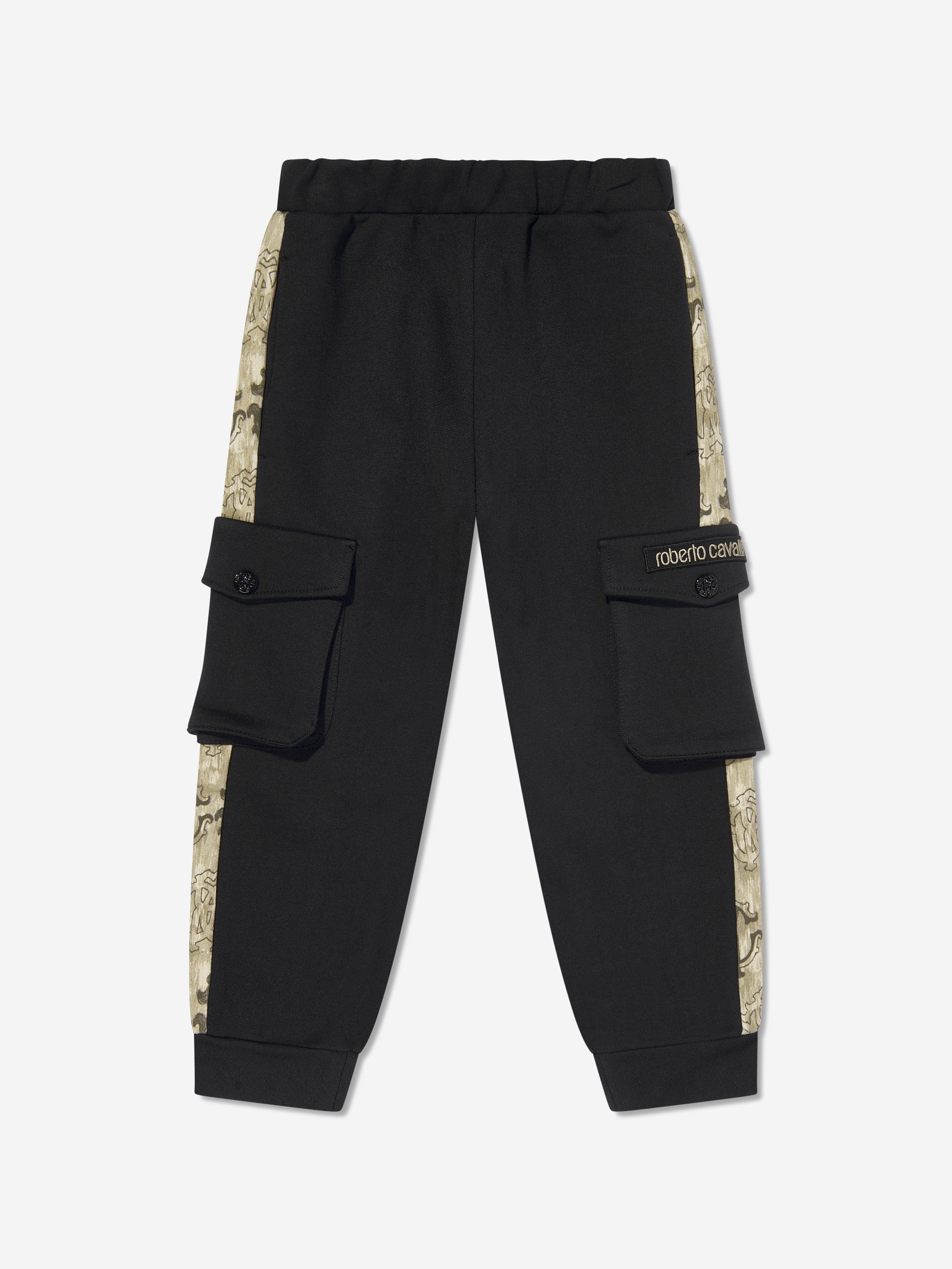 Boys Logo Joggers in Black