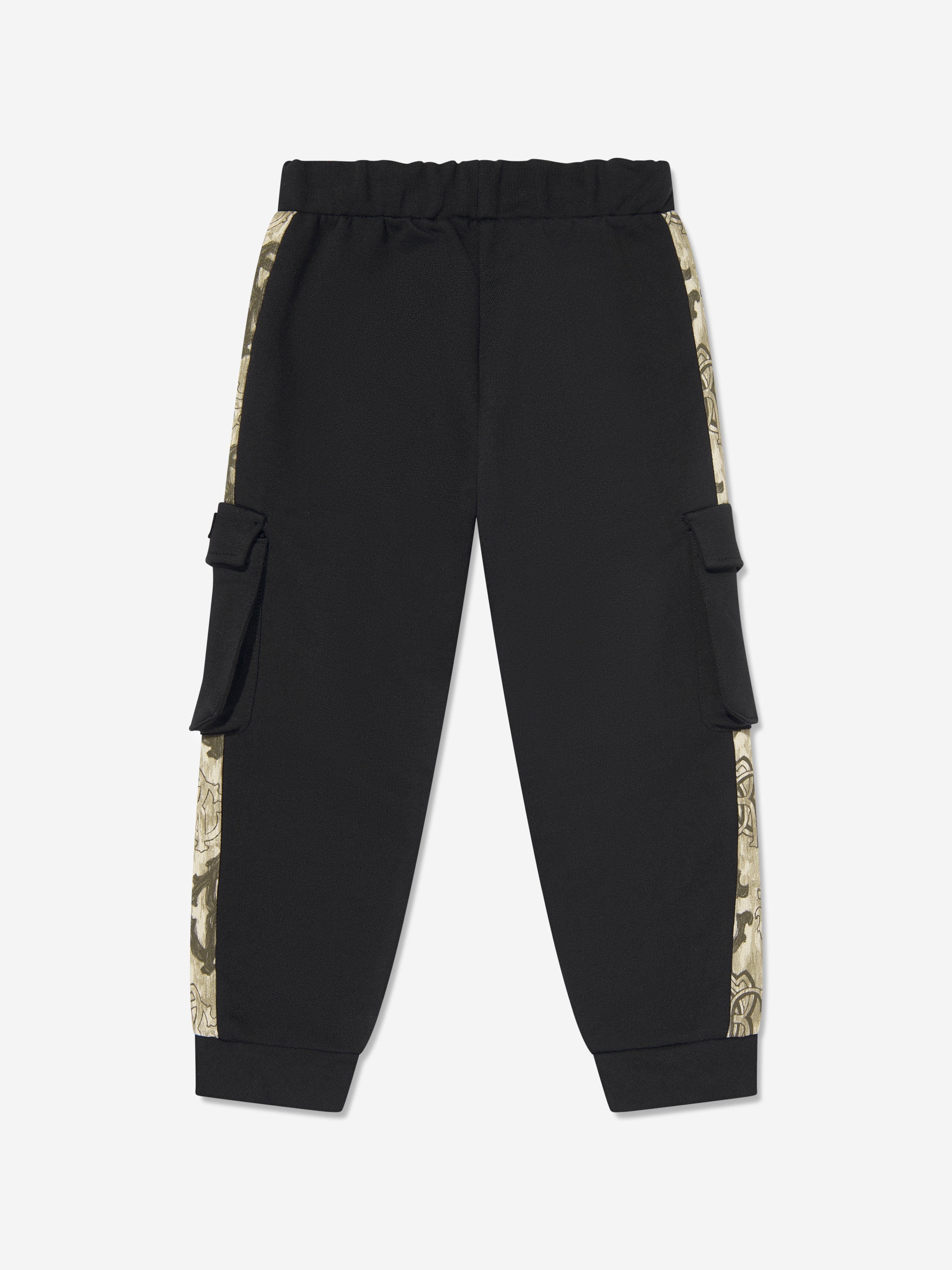Boys Logo Joggers in Black