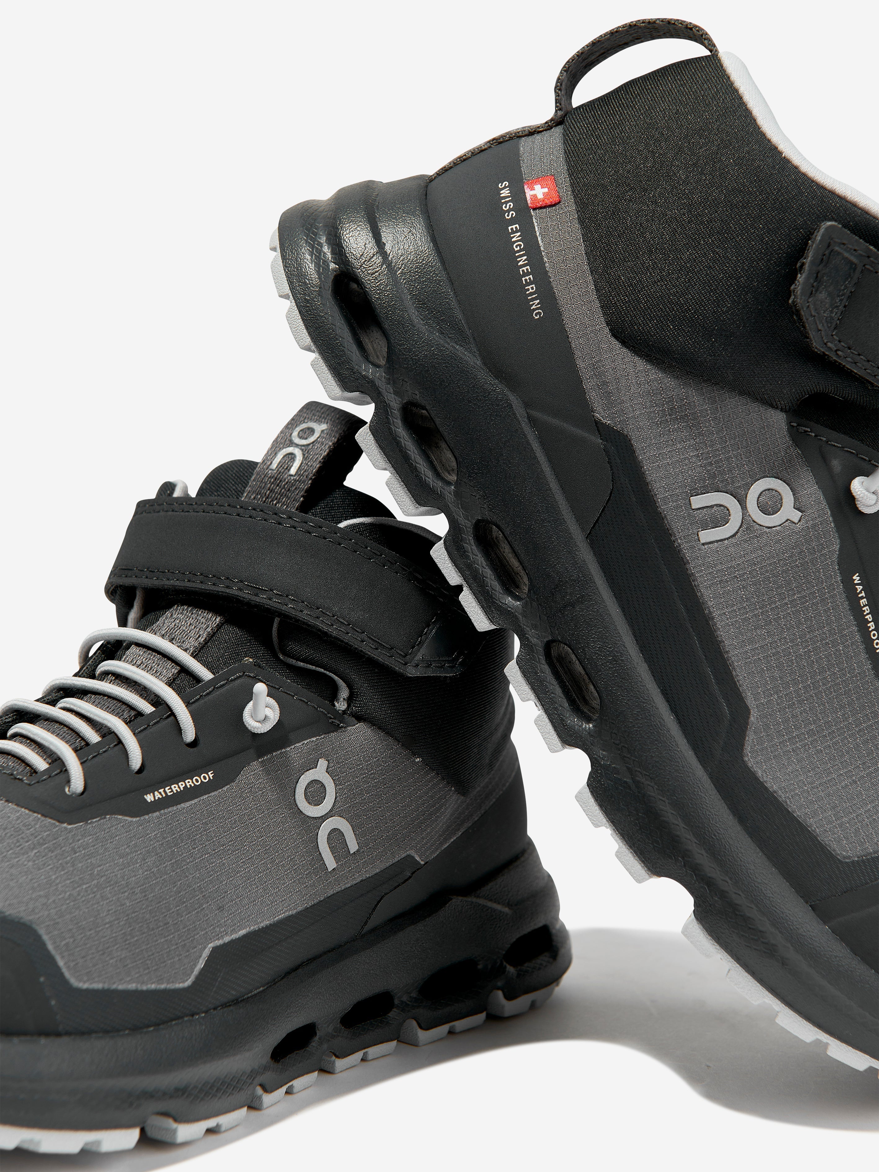 Kids Cloudhero Mid Waterproof Trainers in Grey