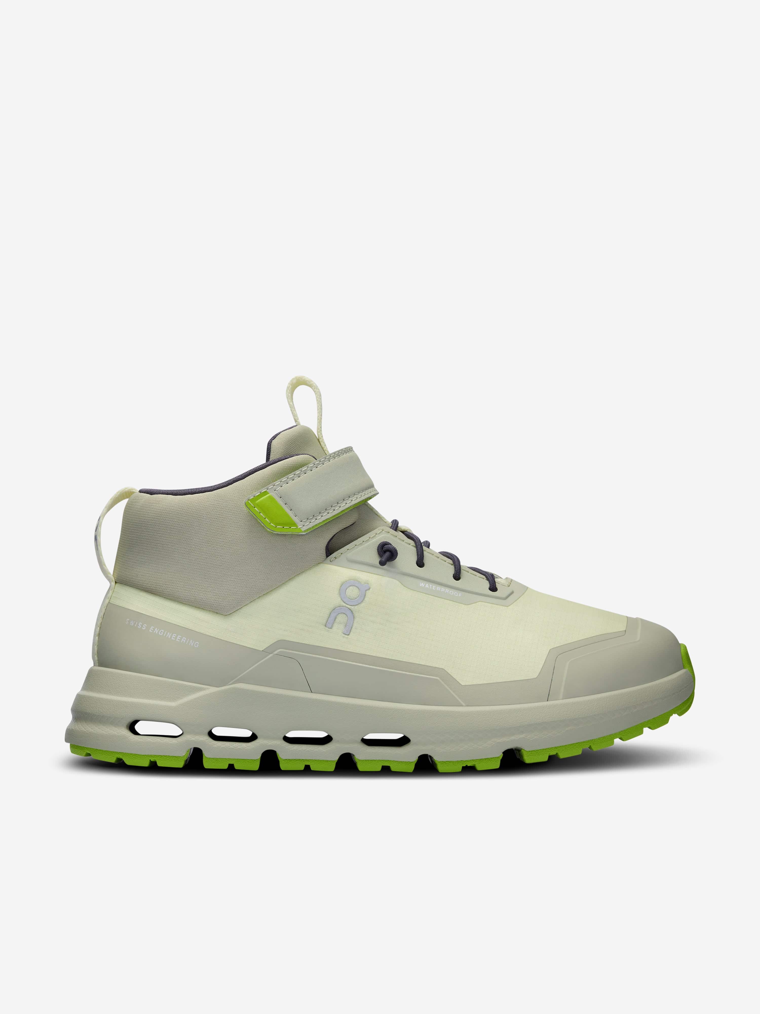 Kids Cloudhero Mid Waterproof Trainers in Green