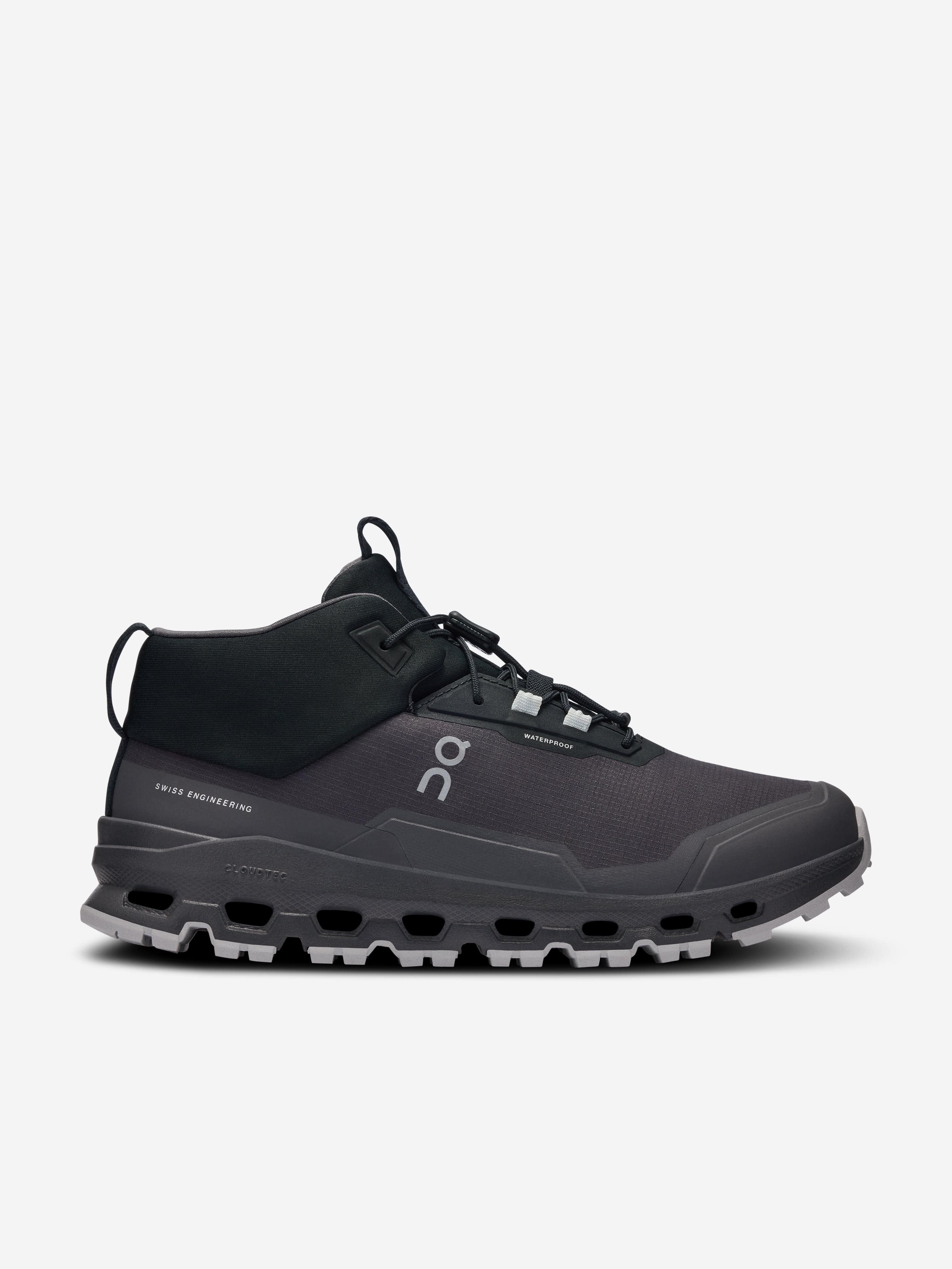 Kids Cloudhero Mid Waterproof Trainers in Black
