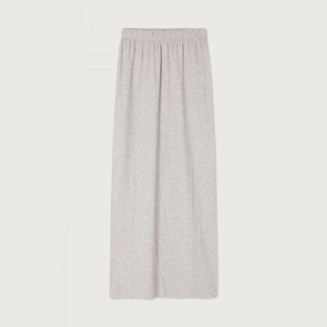 Women Light Grey Cotton Skirt