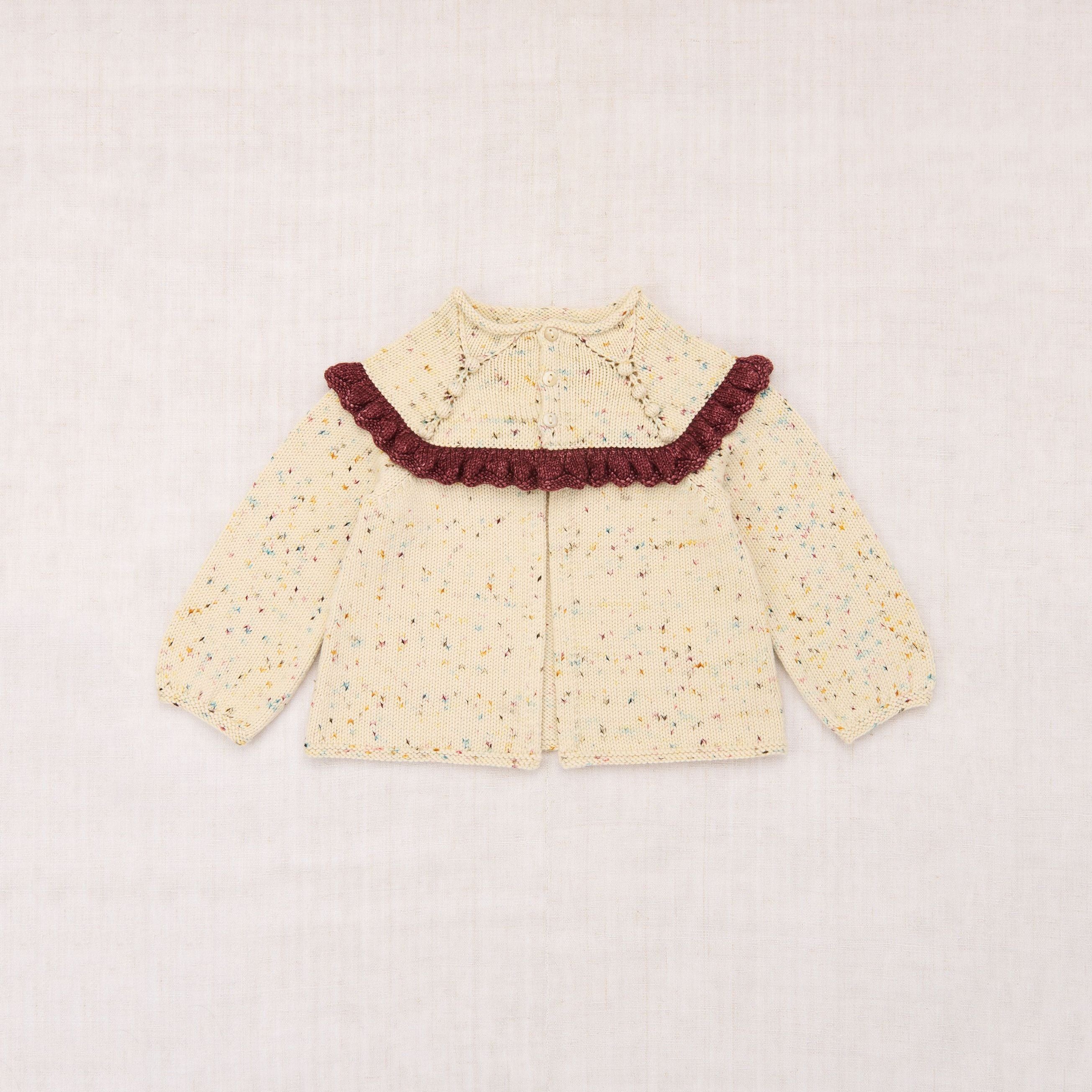 Girls Multicolor Wool Cardigan