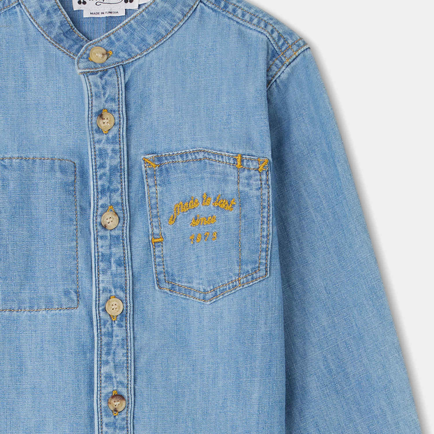 Boys Blue Denim Shirt