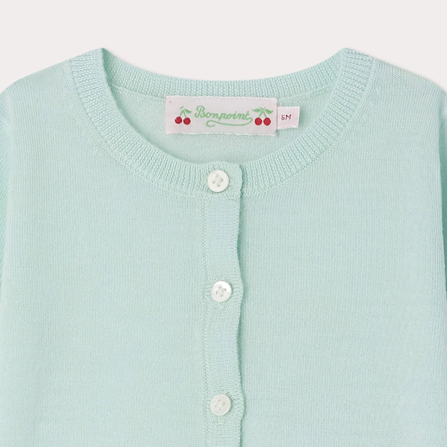 Baby Boys & Girls Cyan Wool Cardigan