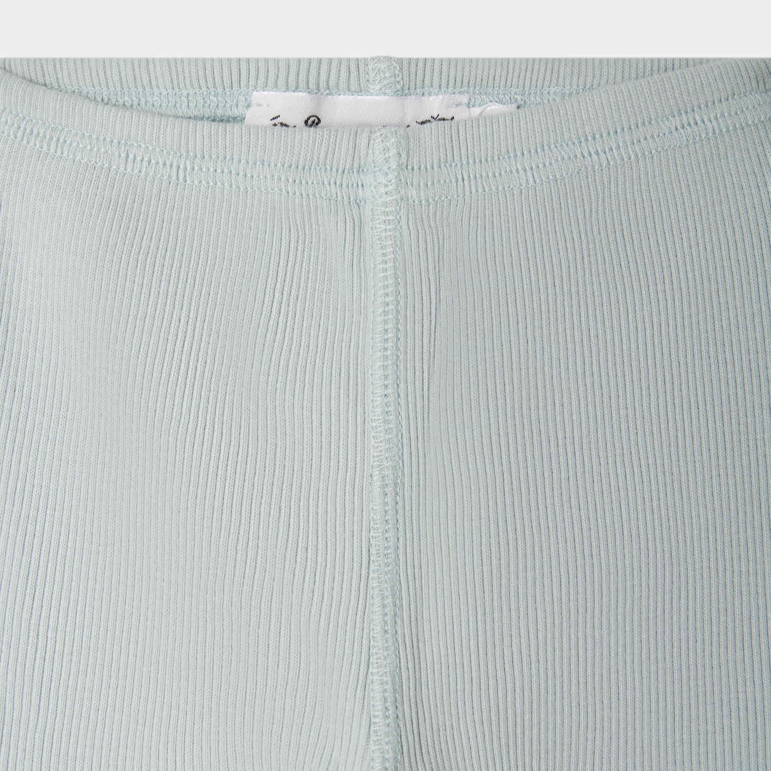 Baby Boys & Girls Light Blue Cotton Trousers
