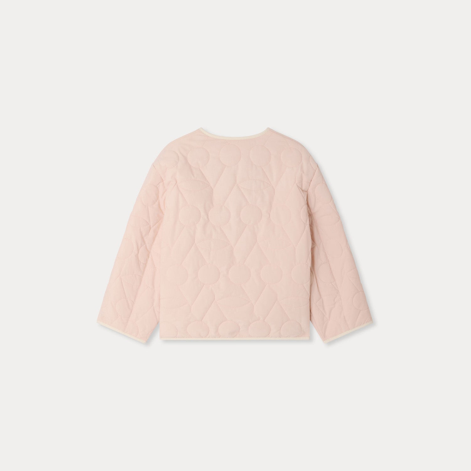 Girls Light Pink Padded Jacket