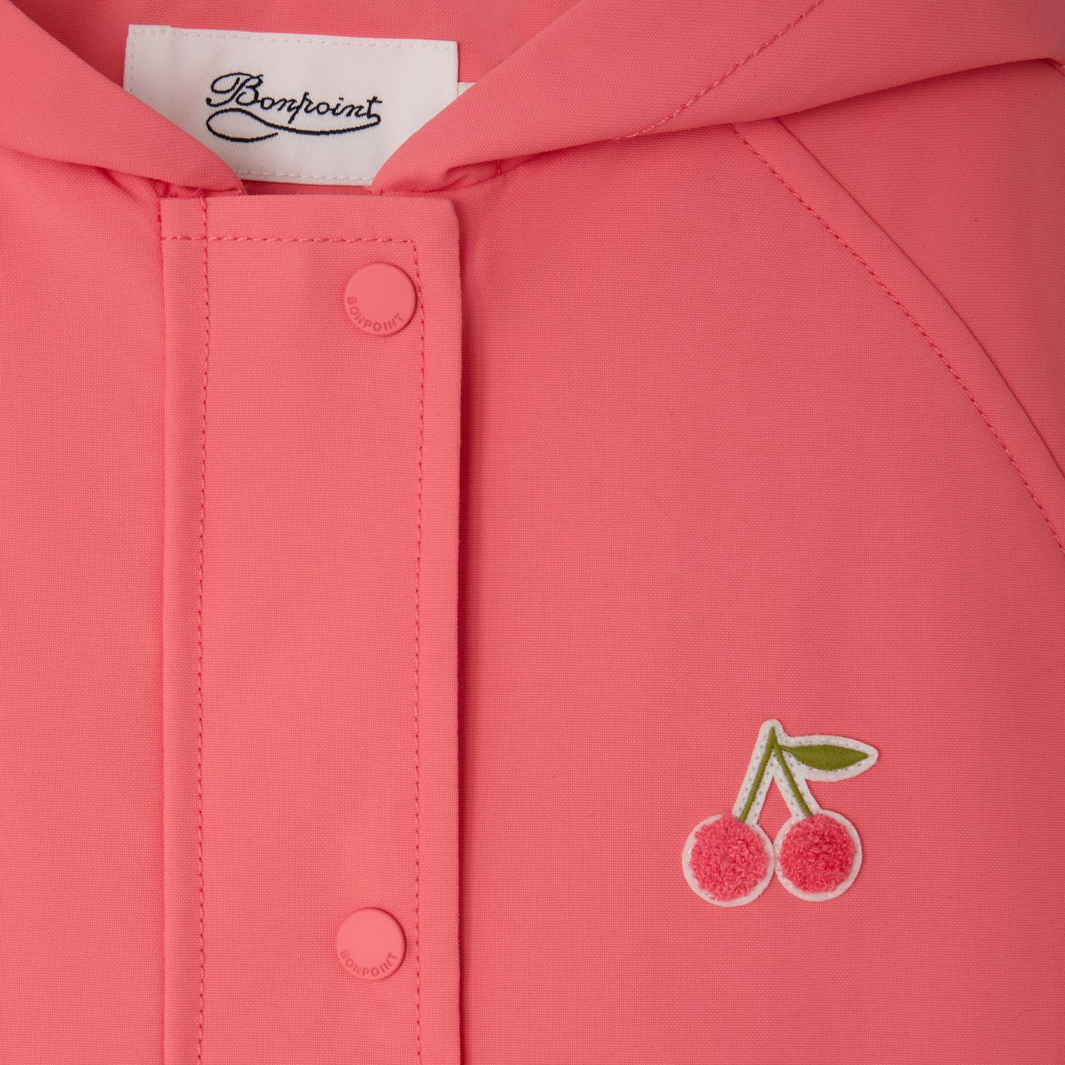 Girls Pink Hooded Jacket