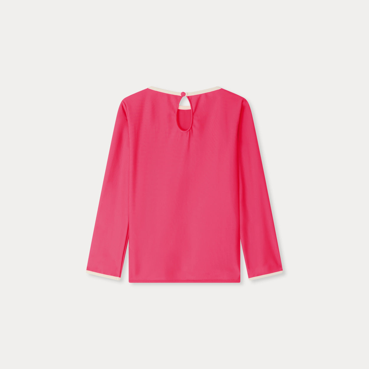 Girls Bright Pink Swim T-Shirt