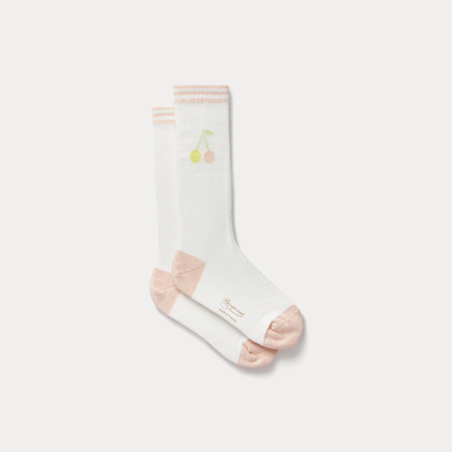 Girls White Cotton Socks